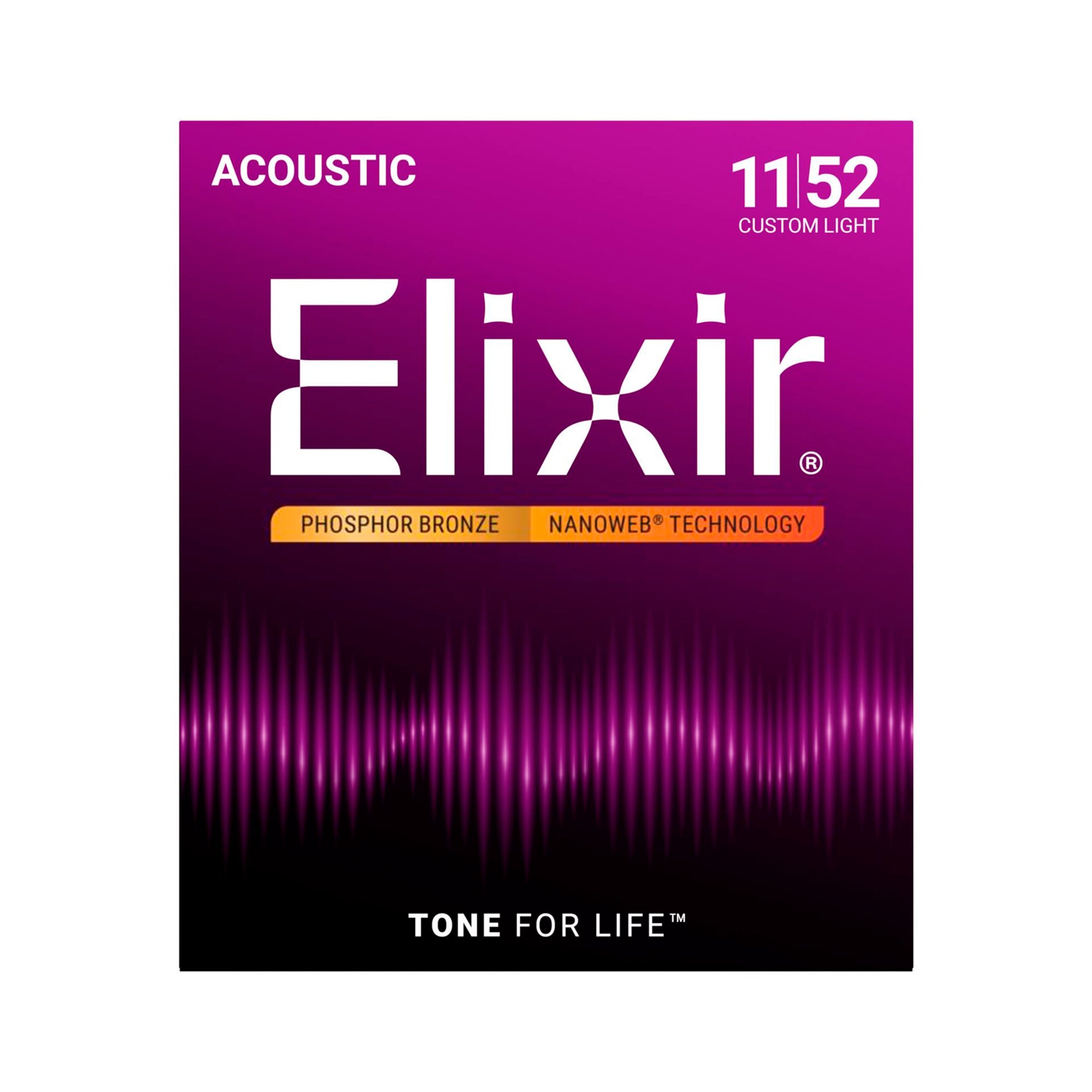 Set de cuerdas para guitarra acústica Elixir - 16027