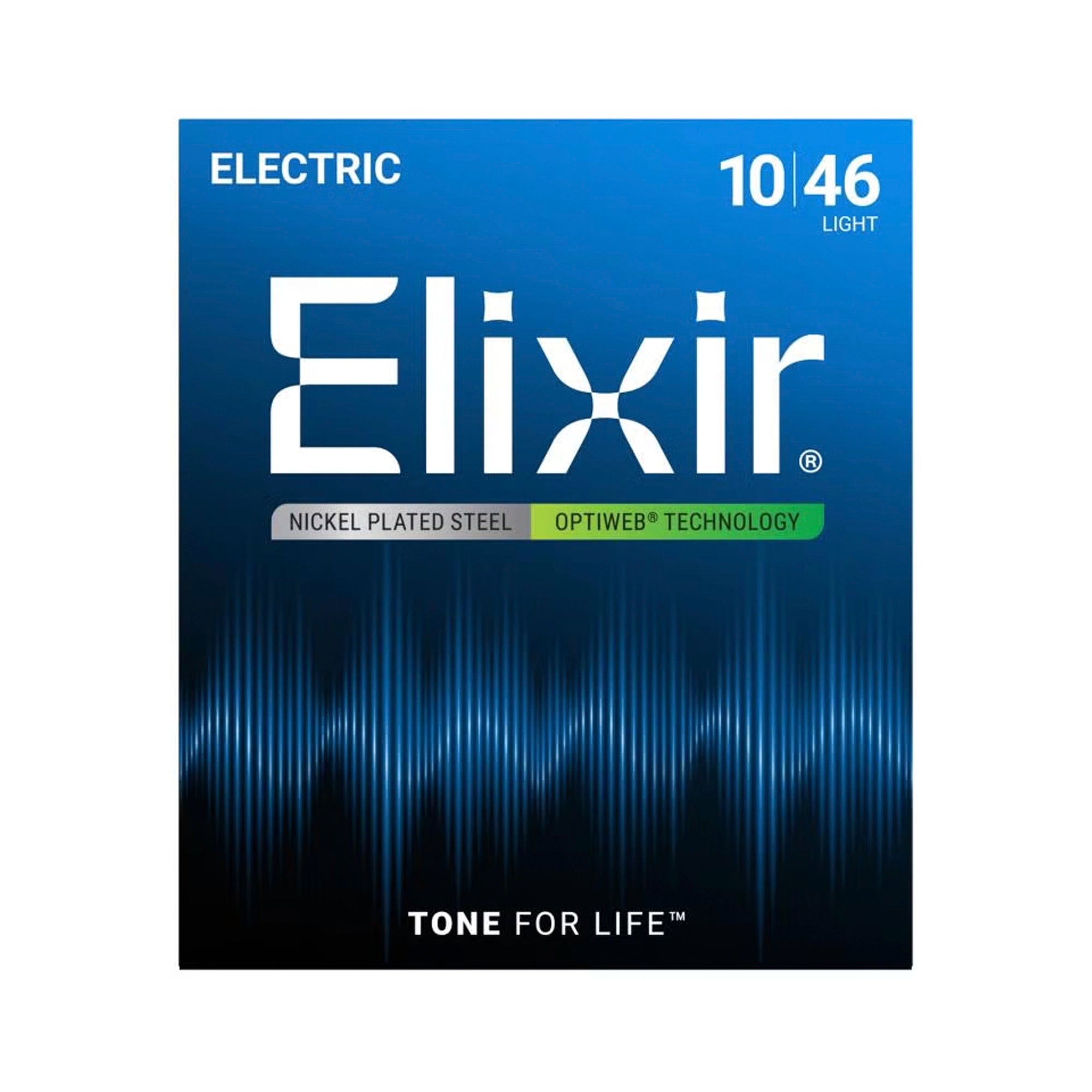Set de cuerdas para guitarra eléctrica Elixir Optiweb 10/46 Light - 19052