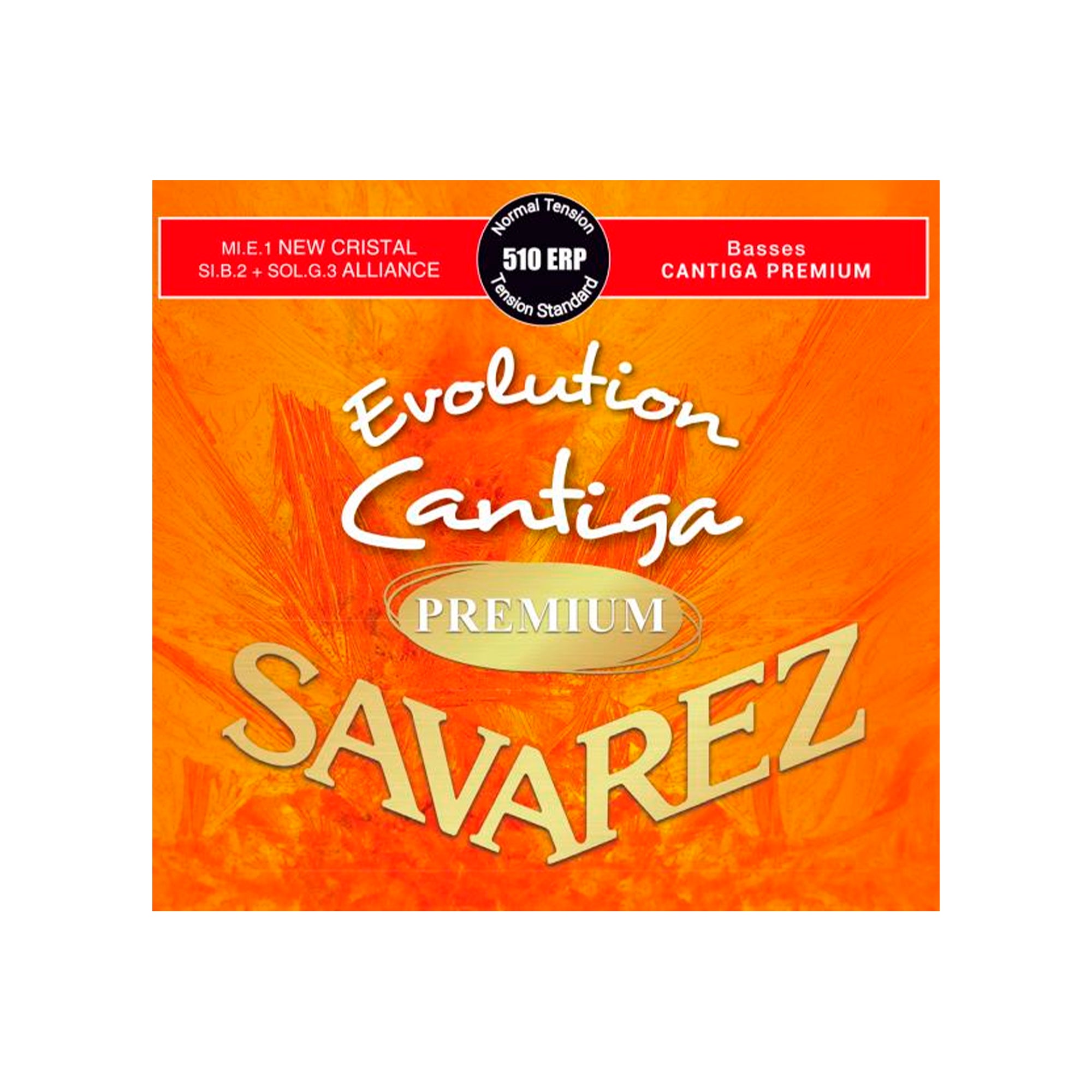Cuerdas para Guitarra Clásica Savarez Evolution Cantiga Normal Tension - 510 ERP