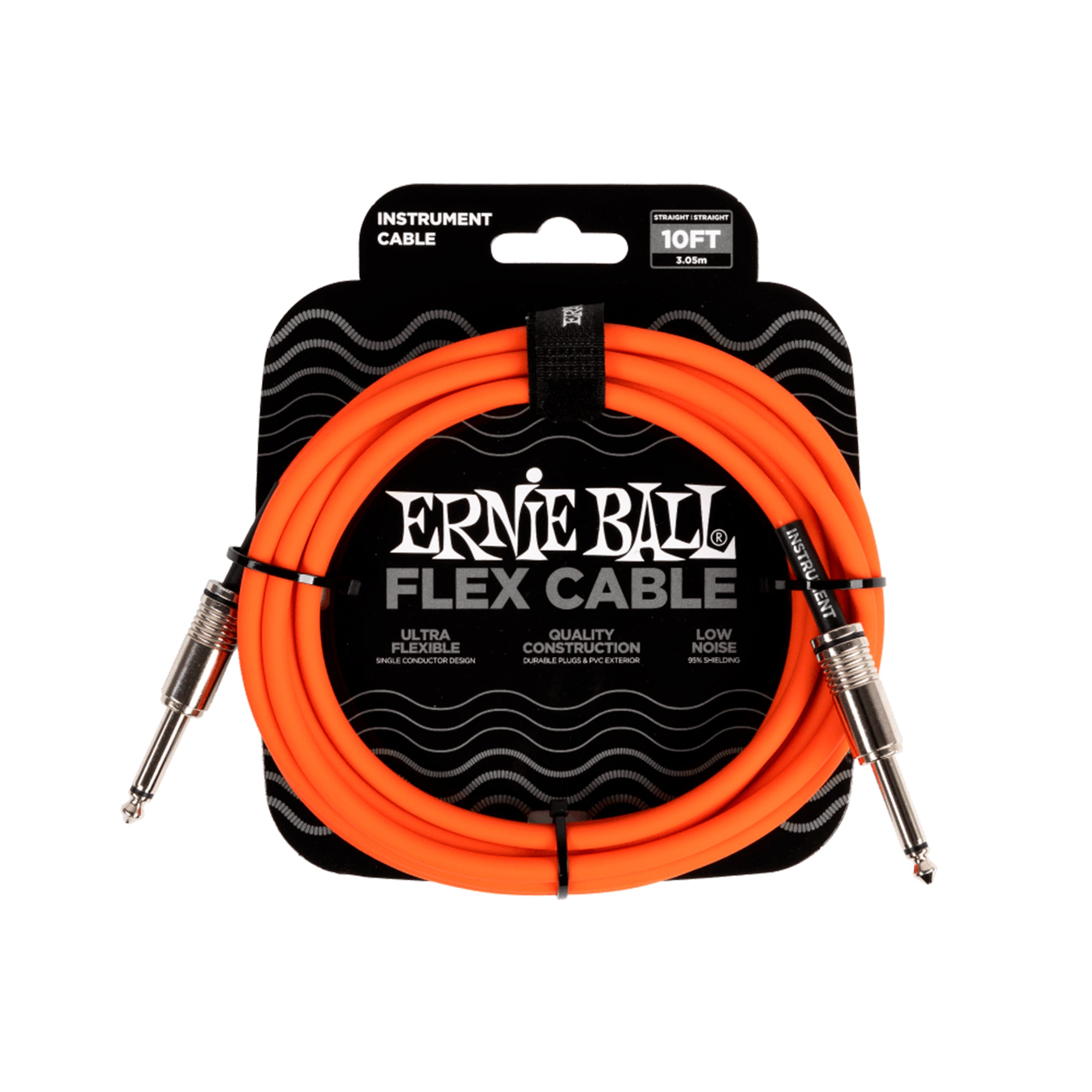 Cable Ernie Ball FLEX de 3M Anaranjado - P06416