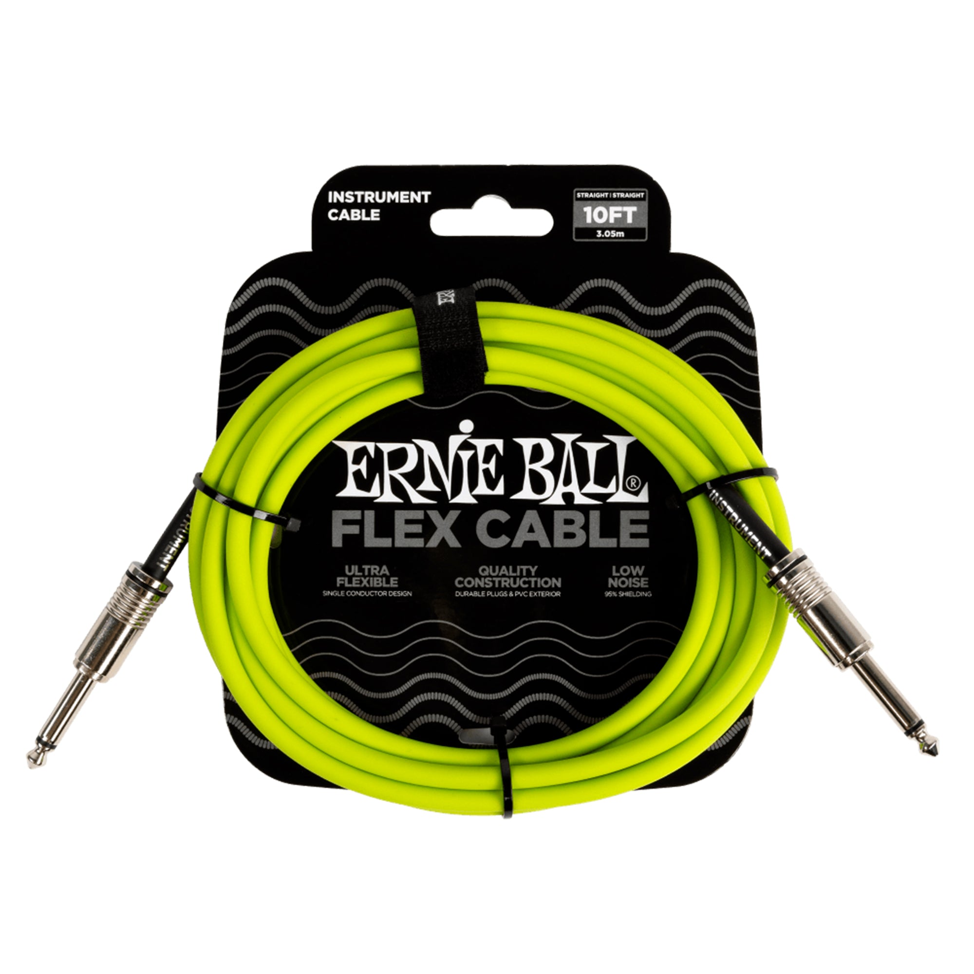 Cable Ernie Ball FLEX de 3M Verde - P06414