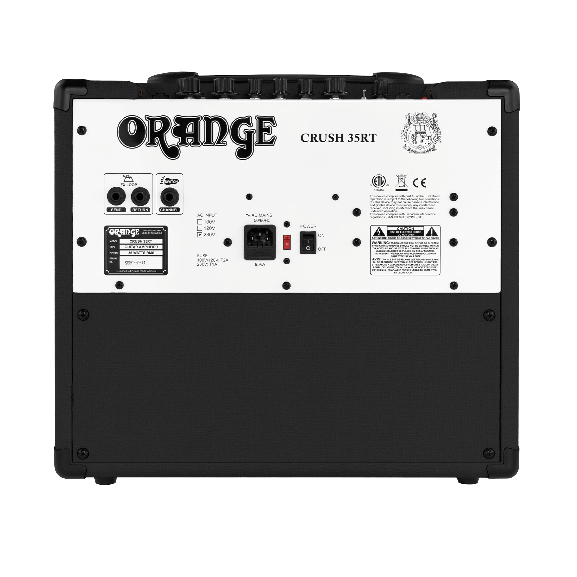 Amplificador Orange de 35W - CRUSH 35RT