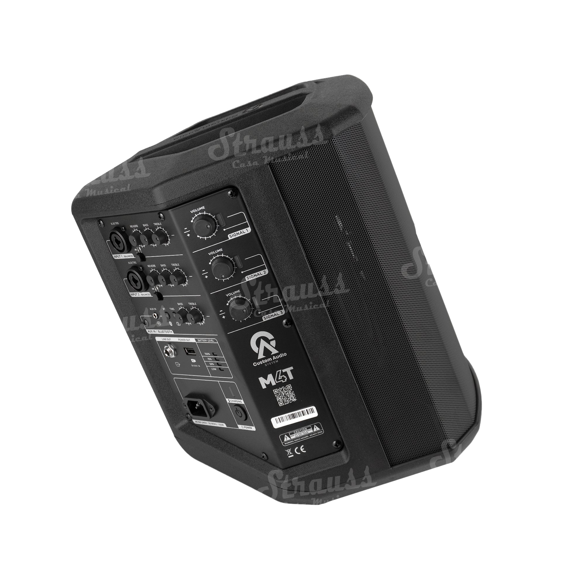 Custom Audio System Parlante Portatil - M4T Black