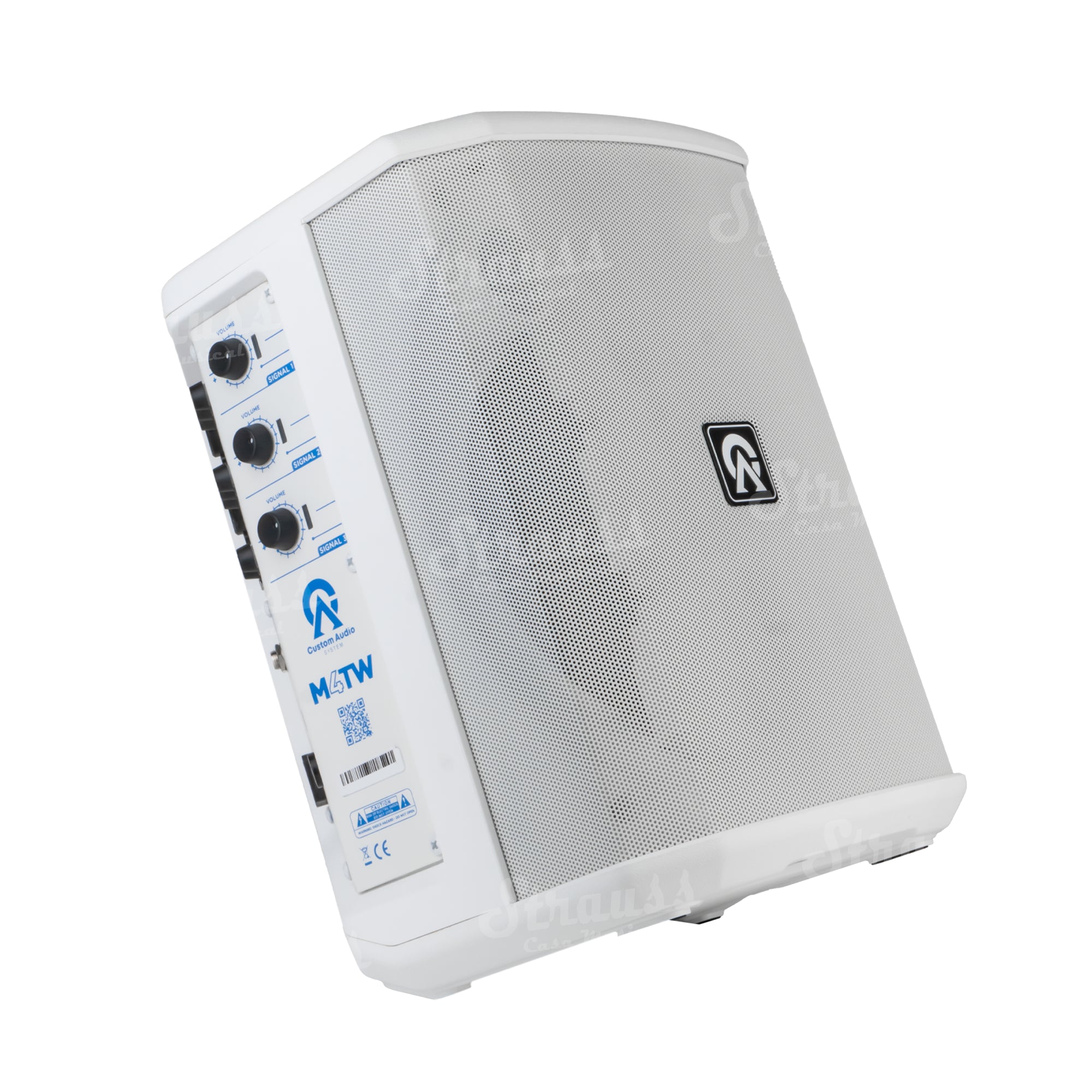 Custom Audio System Parlante Portátil - M4TW White