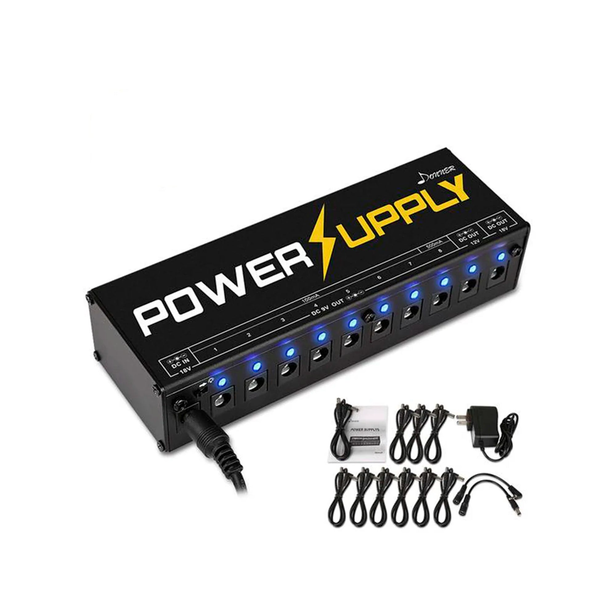 Fuente de Alimentación Aislada par 10 pedales Donner EC811 - DP-01 10