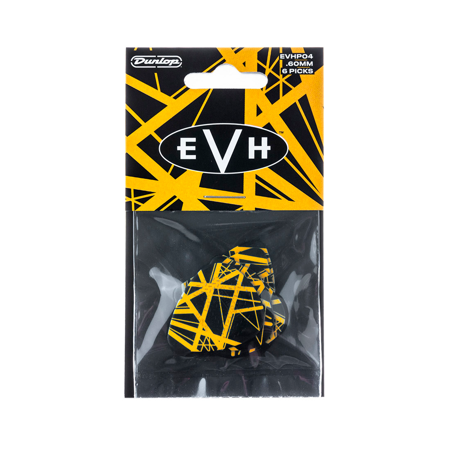 Pack de 6 uñas Dunlop - Eddie Van Halen EVHP04