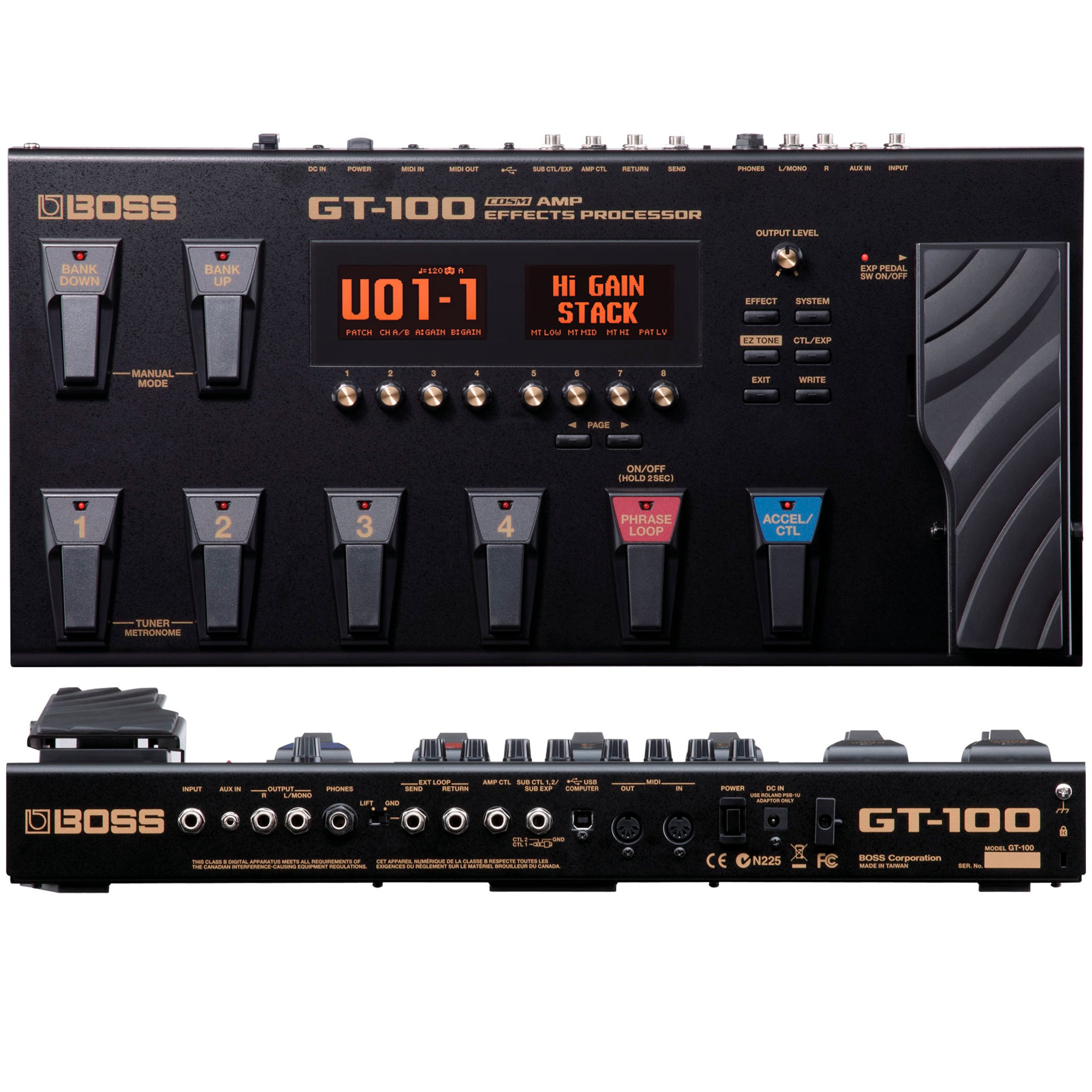 Pedal multiefecto Boss - GT-100