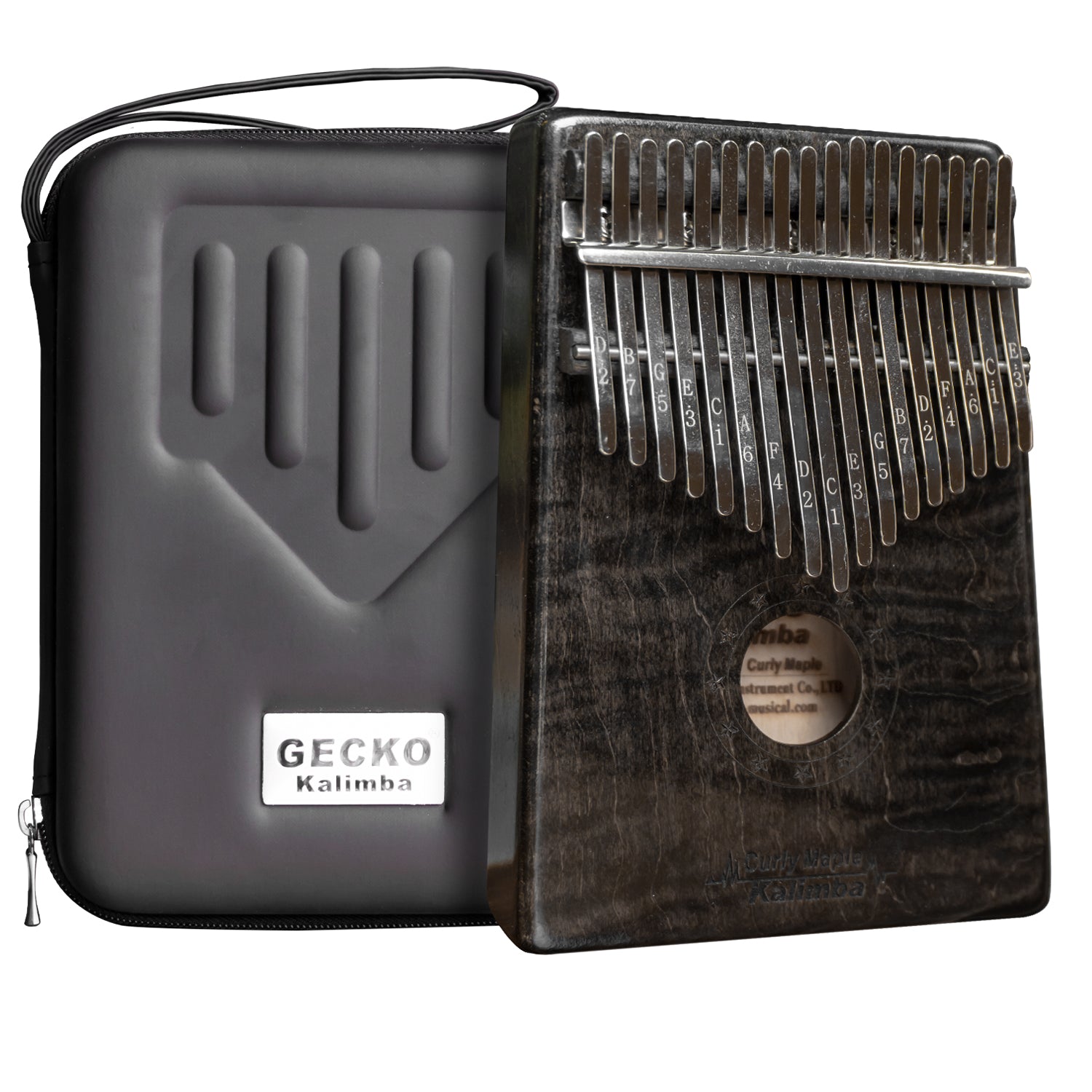 Kalimba de 17 Llaves Gecko Con Estuche - MC-B