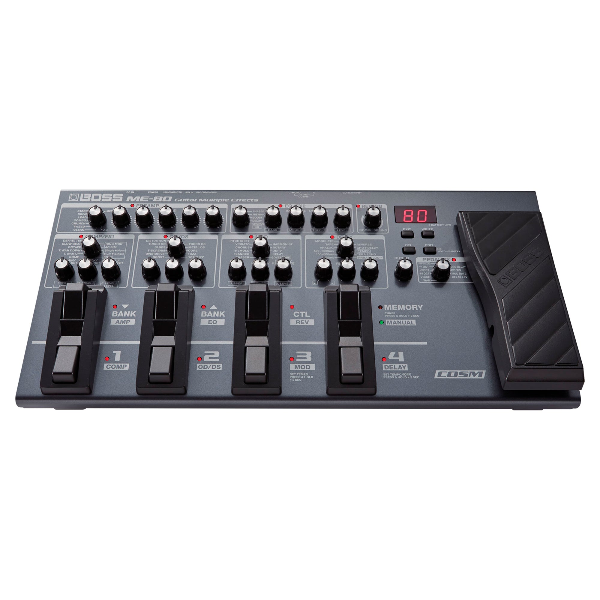 Pedalera multiefecto Boss - ME-80