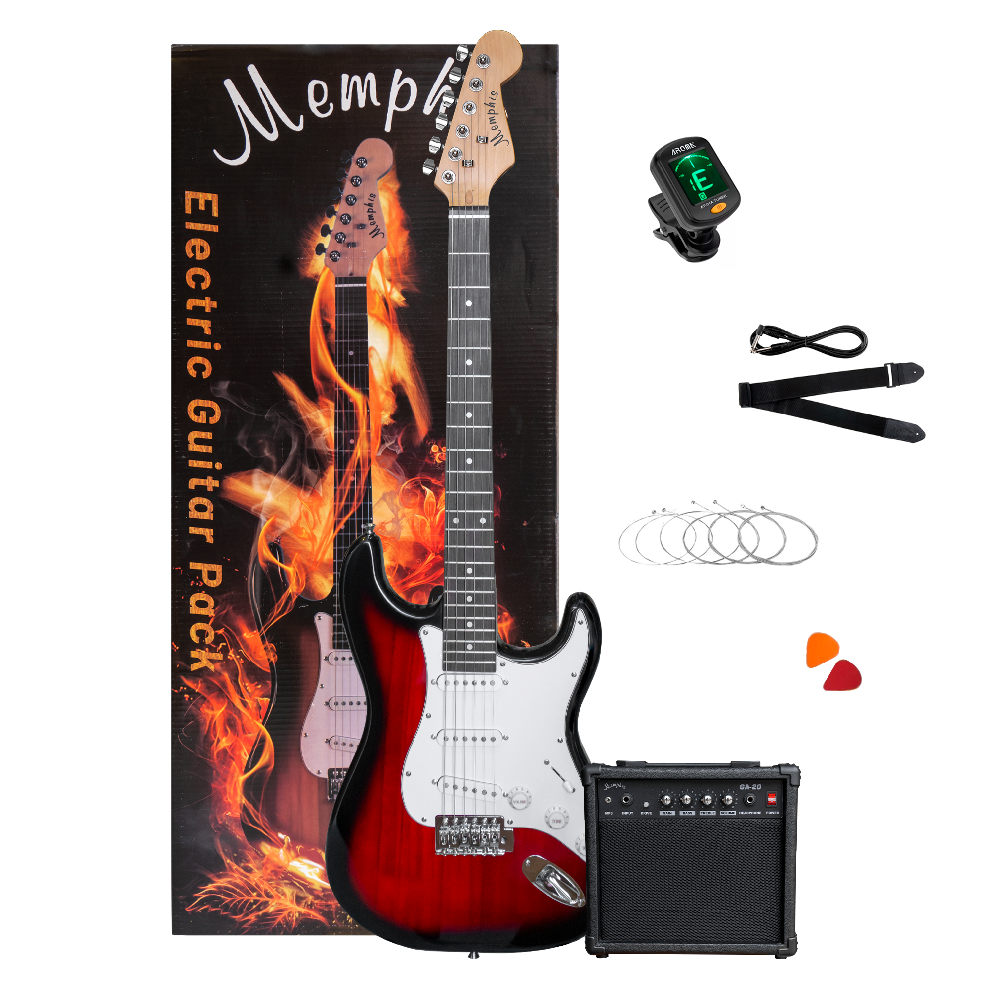 Pack Guitarra Eléctrica Memphis