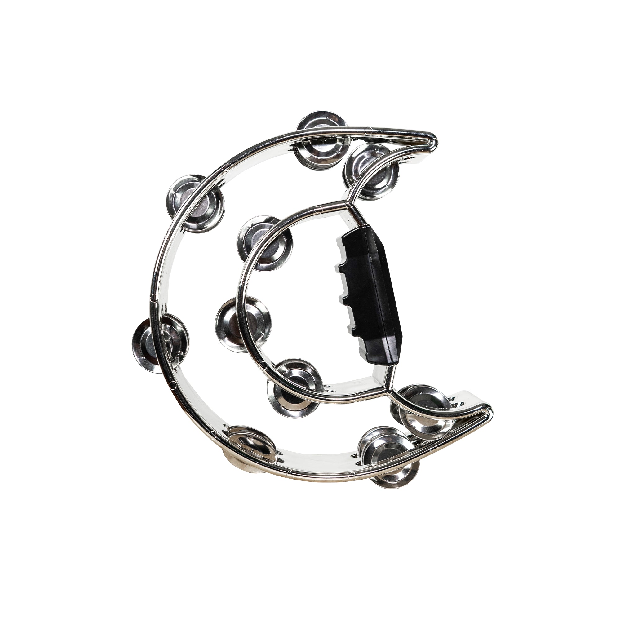 Pandereta media luna galvanizada - PMGB2