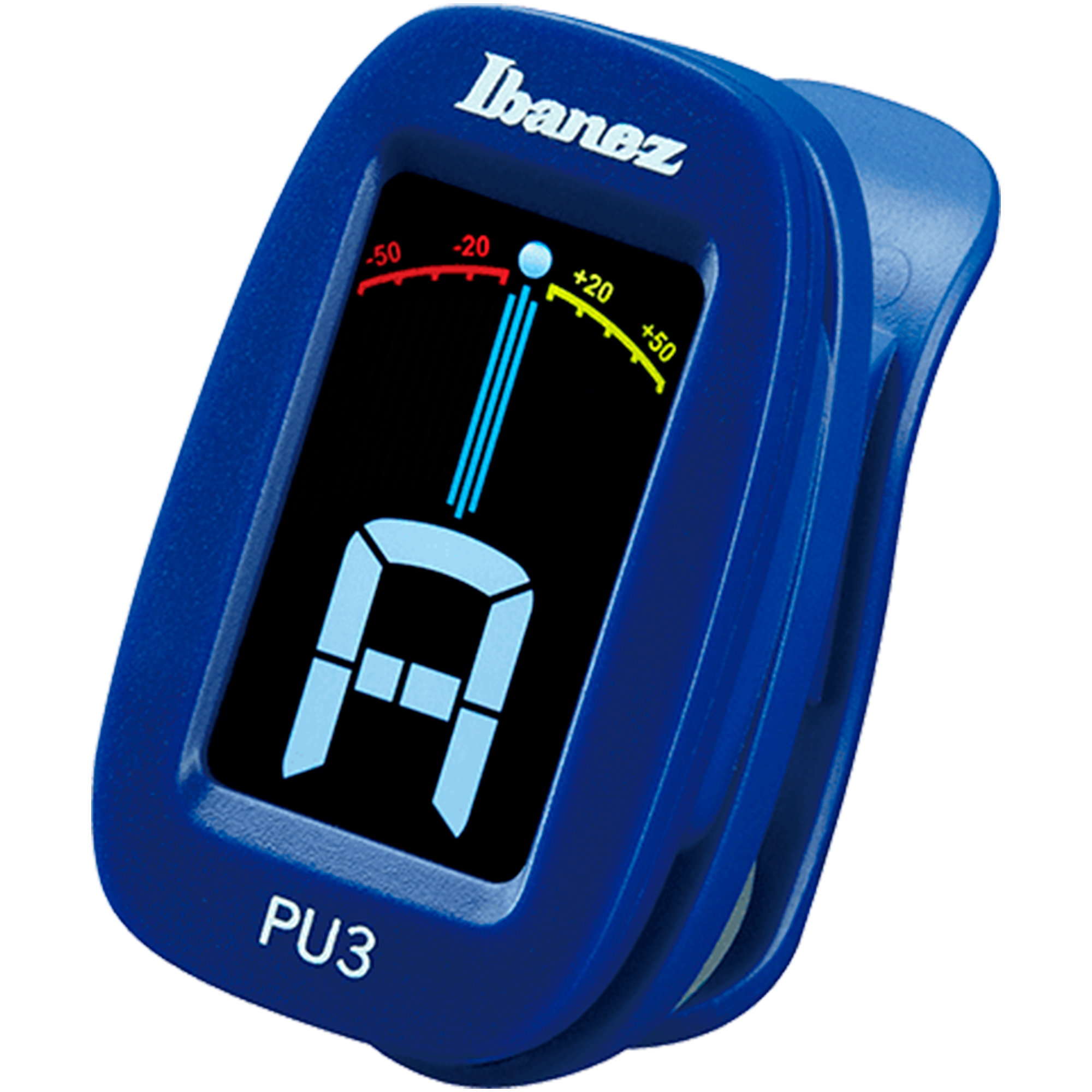 Afinador De Clip Cromatico Azul Ibanez - PU3 BL