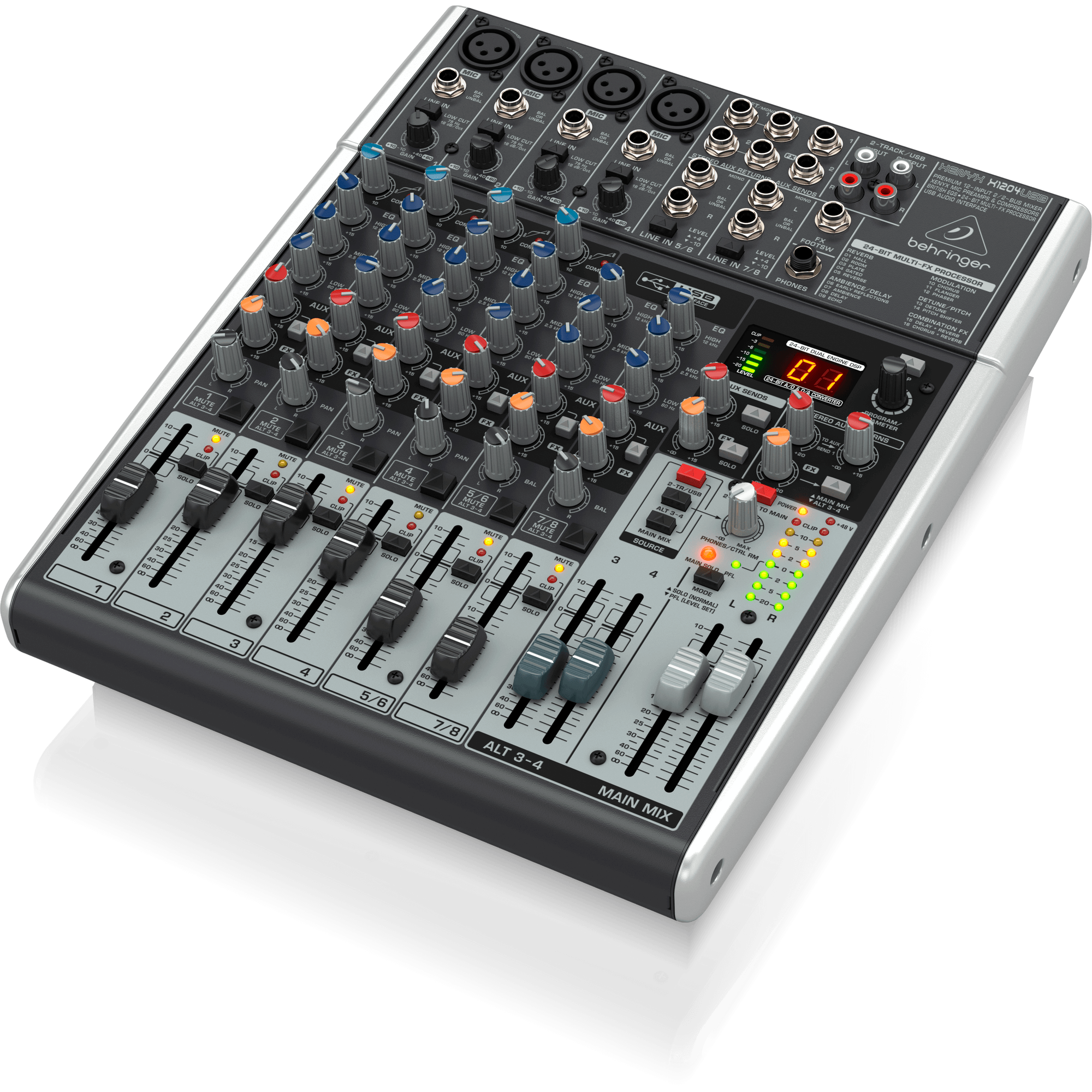Consola Mezcladora Behringer - XENYX X1204USB