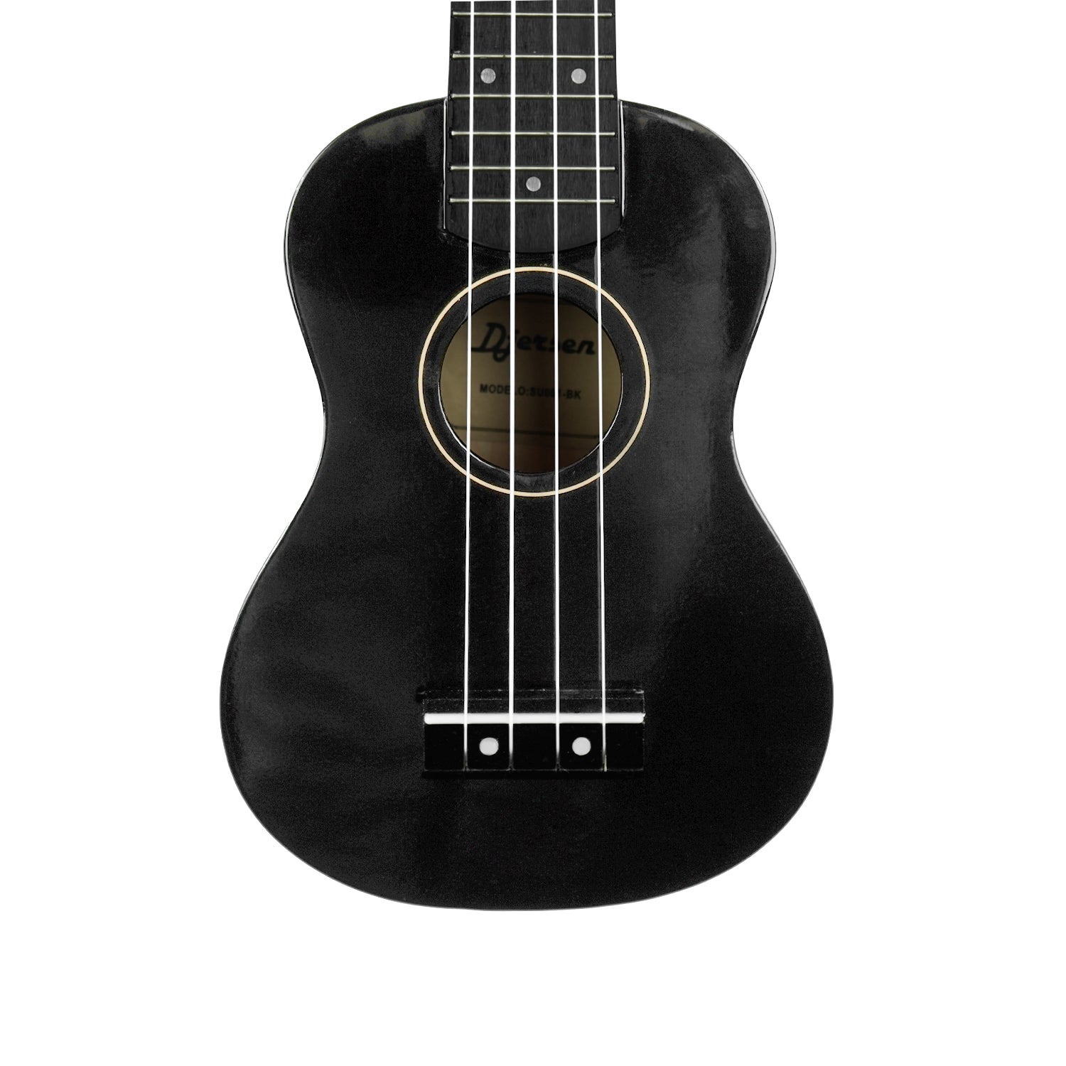 Ukelele Soprano Djersen Negro - SU001-BK