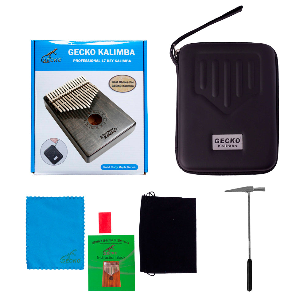 Kalimba de 17 Llaves Gecko Con Estuche - MC-B