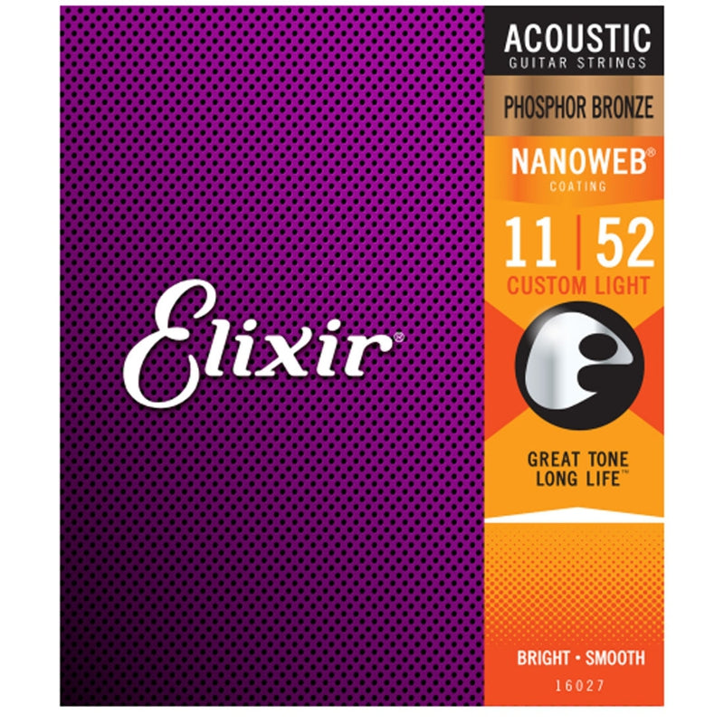 Set de cuerdas para guitarra acústica Elixir - 16027