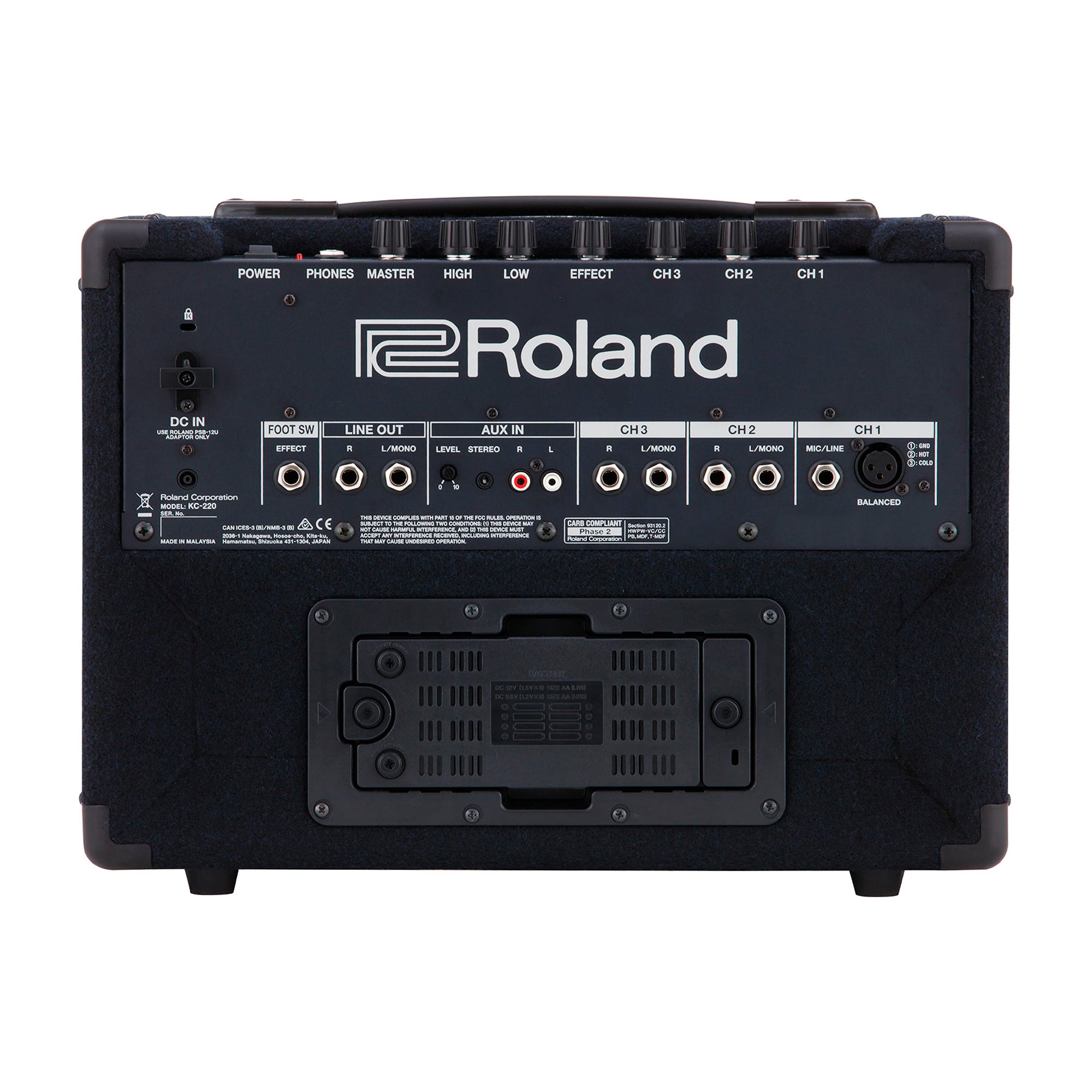 Amplificador de Teclado Portátil Roland - KC 220