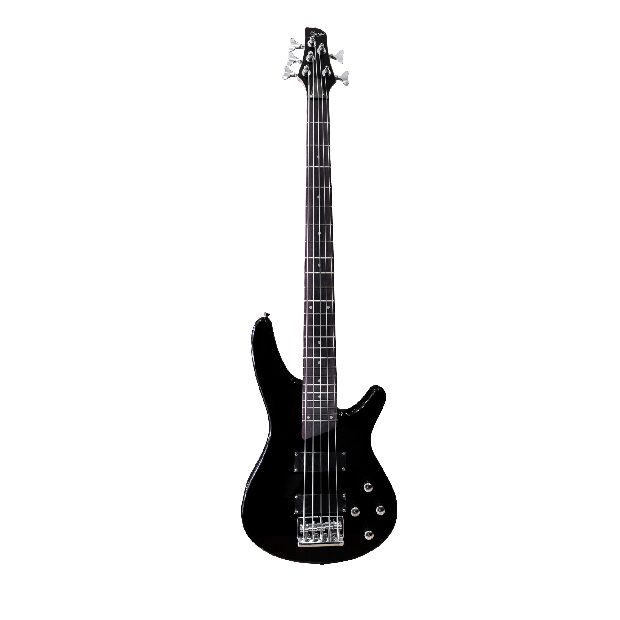 Bajo eléctrico negro de 5 cuerdas Smiger G-B3-5-BK