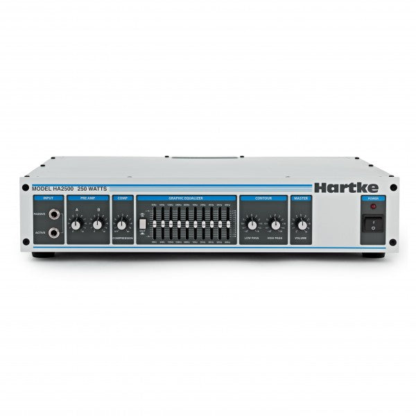 HA2500 Cabezal amplificador para Bajo eléctrico Hartke 250W