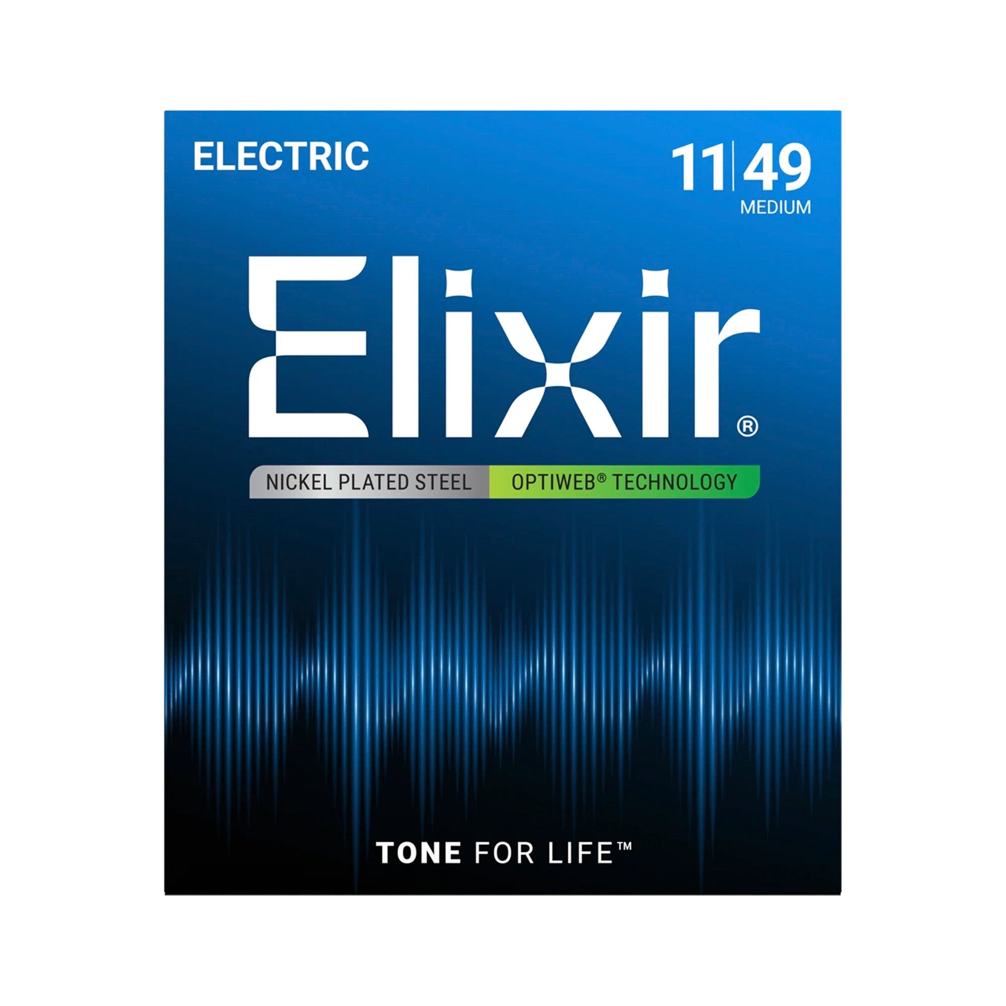 Set de cuerdas para guitarra eléctrica Elixir Optiweb 11/49 - 19102