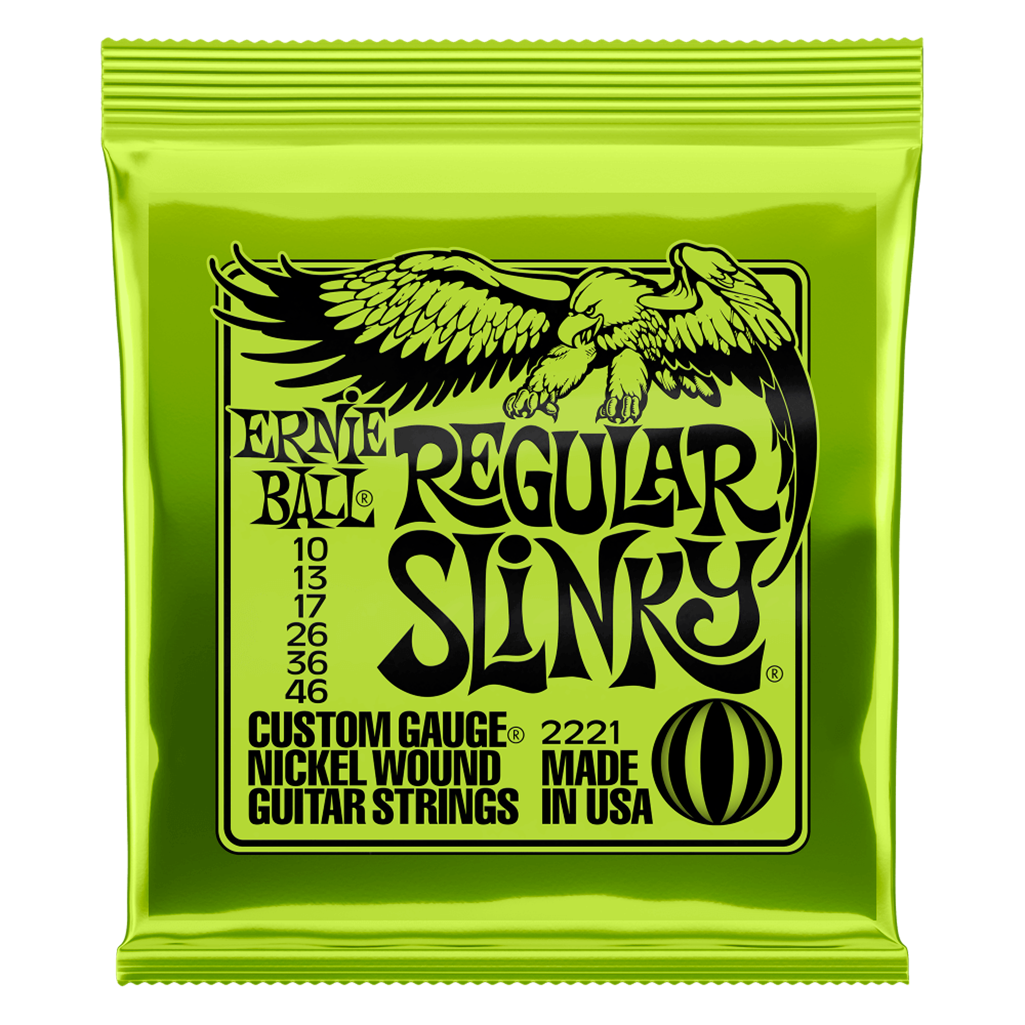 Set De Cuerdas Para Guitarra Eléctrica 10-46 Ernie Ball - 2221