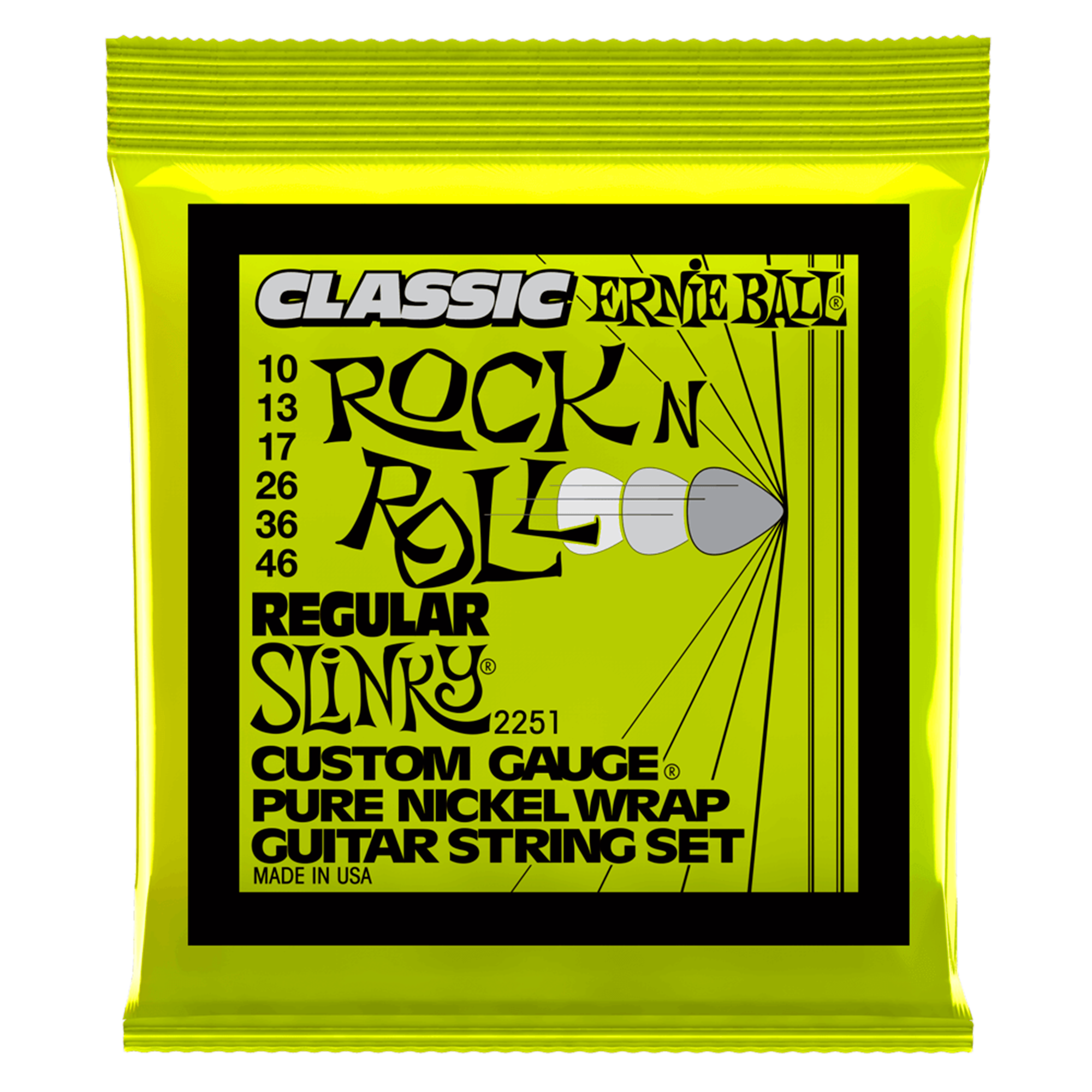 Set De Cuerdas Para Guitarra Eléctrica 10-46 Ernie Ball - 2251