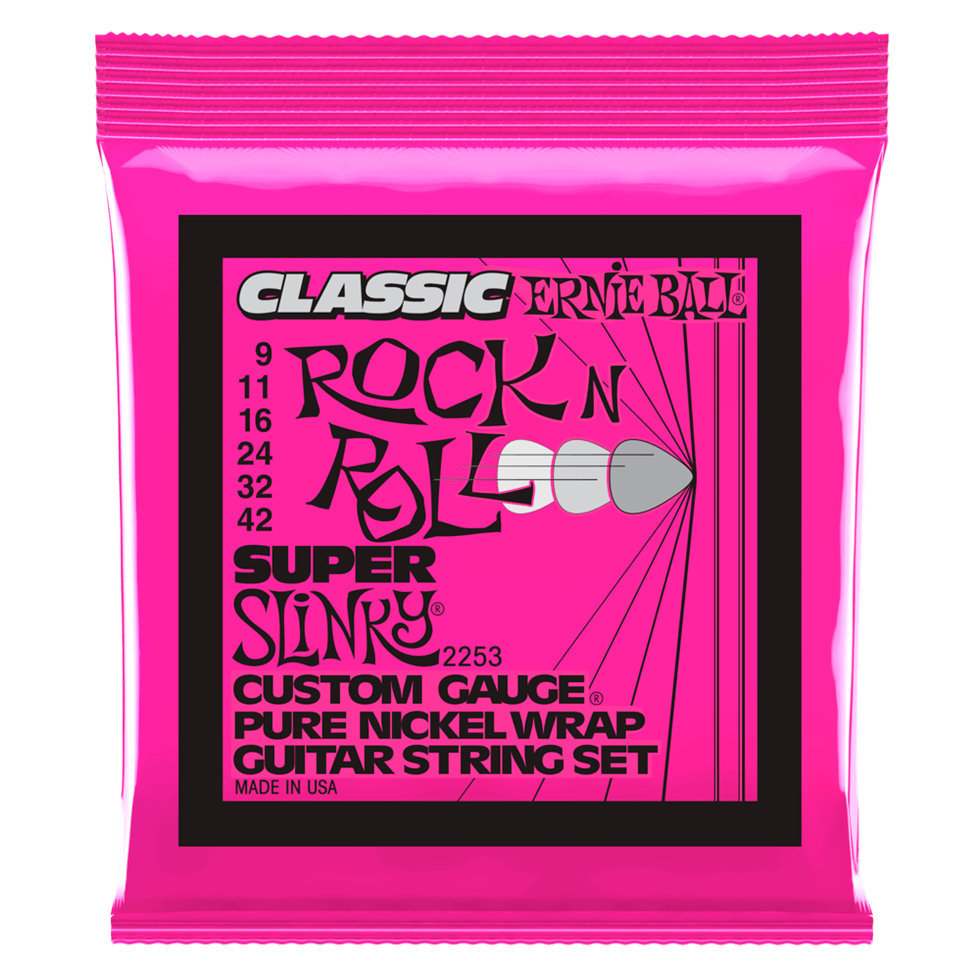 Set De Cuerdas Para Guitarra Eléctrica 09-42 Ernie Ball - 2253