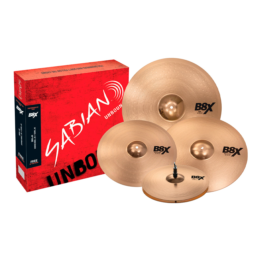 Set de platillos Sabian B8X Performance Set Plus - 45003XG / B8X