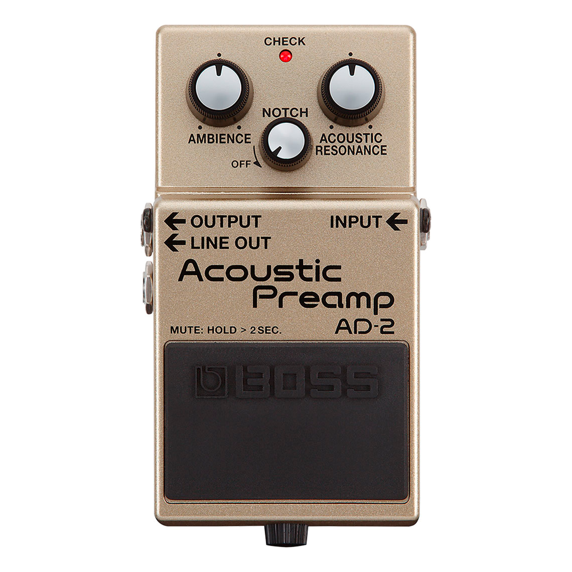 Pedal preamplificador acústico Boss - AD-2