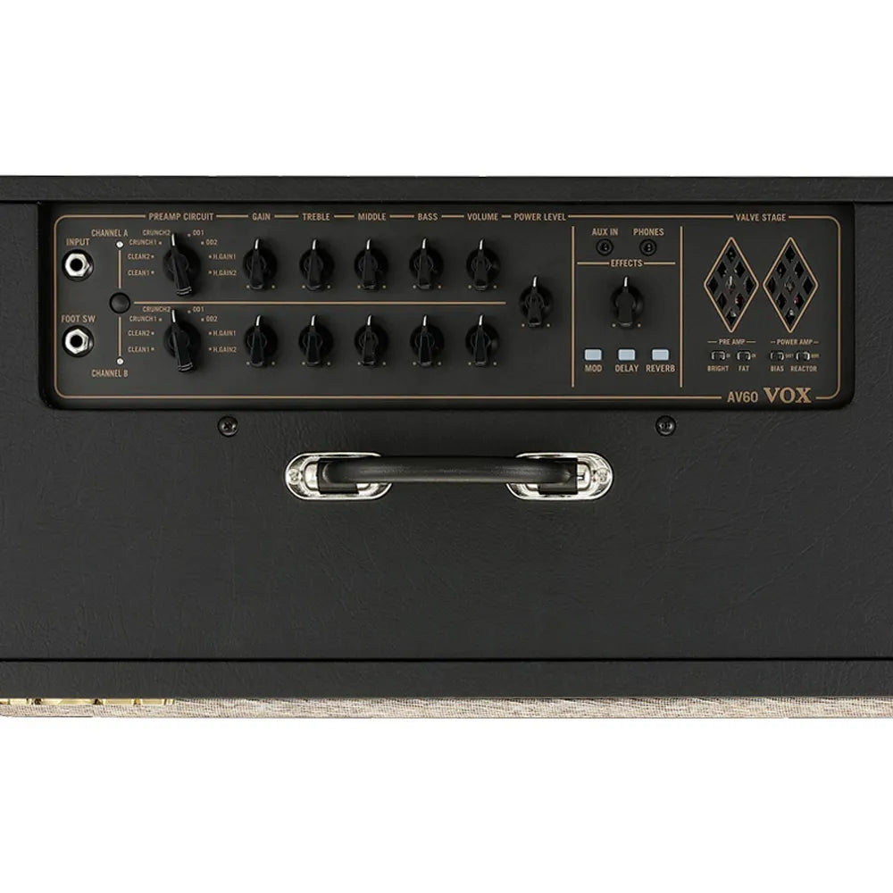 Amplificador para guitarra eléctrica 60W híbrido Vox - AV60