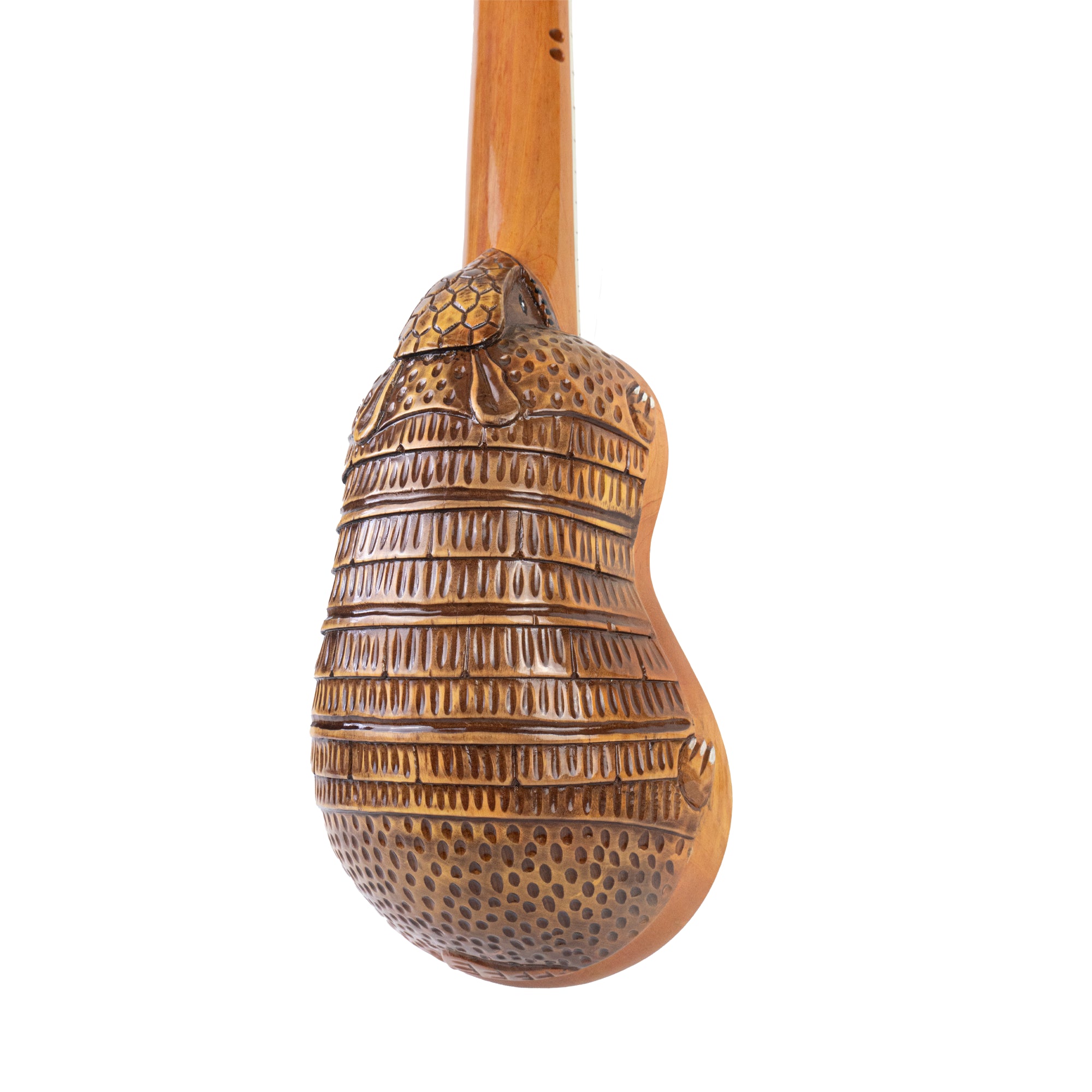 Charango Boliviano diseño Armadillo con funda Incaica