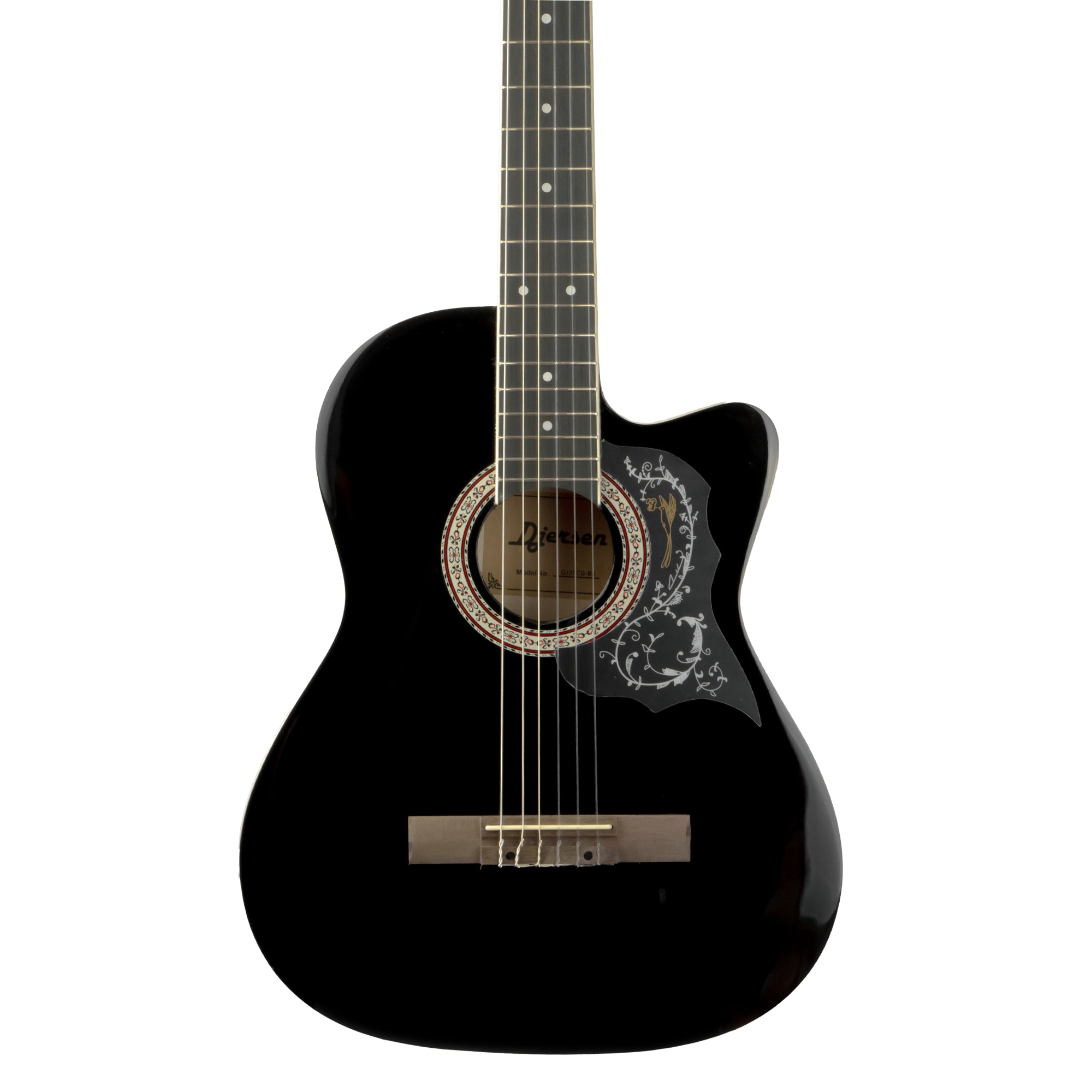 Guitarra Clásica con corte 39" Djersen - DJ39CG-BK