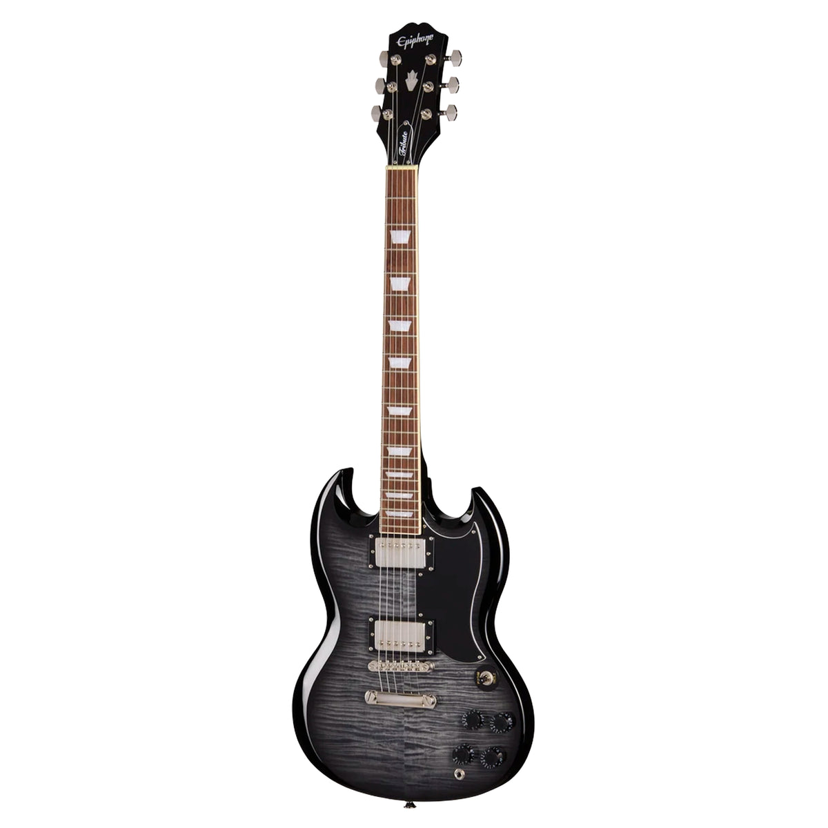 Guitarra Electrica Epiphone SG Tribute Plus Transparent Ebony - E1SGTPEBBNH1