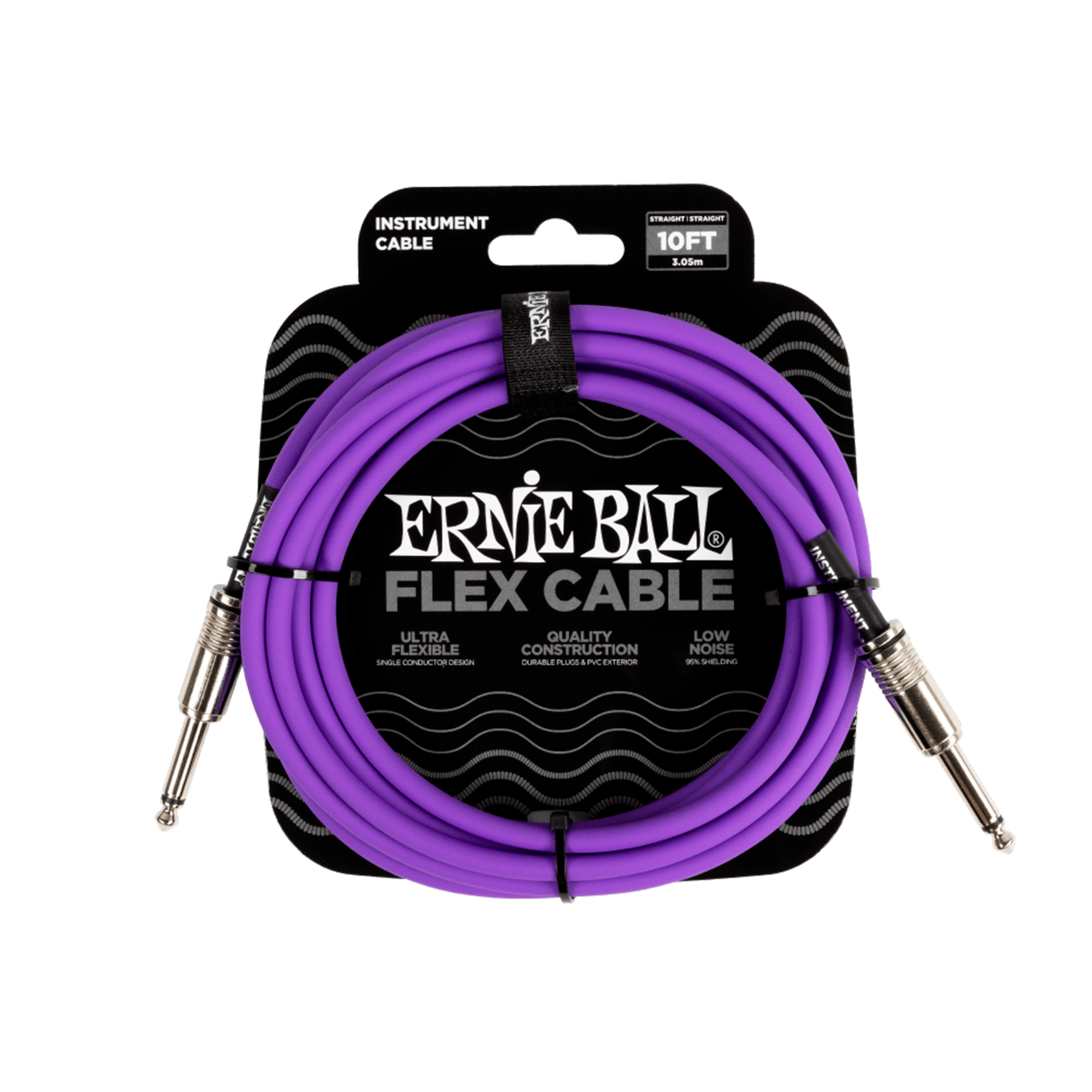 Cable Ernie Ball FLEX de 3M Purpura - P06415