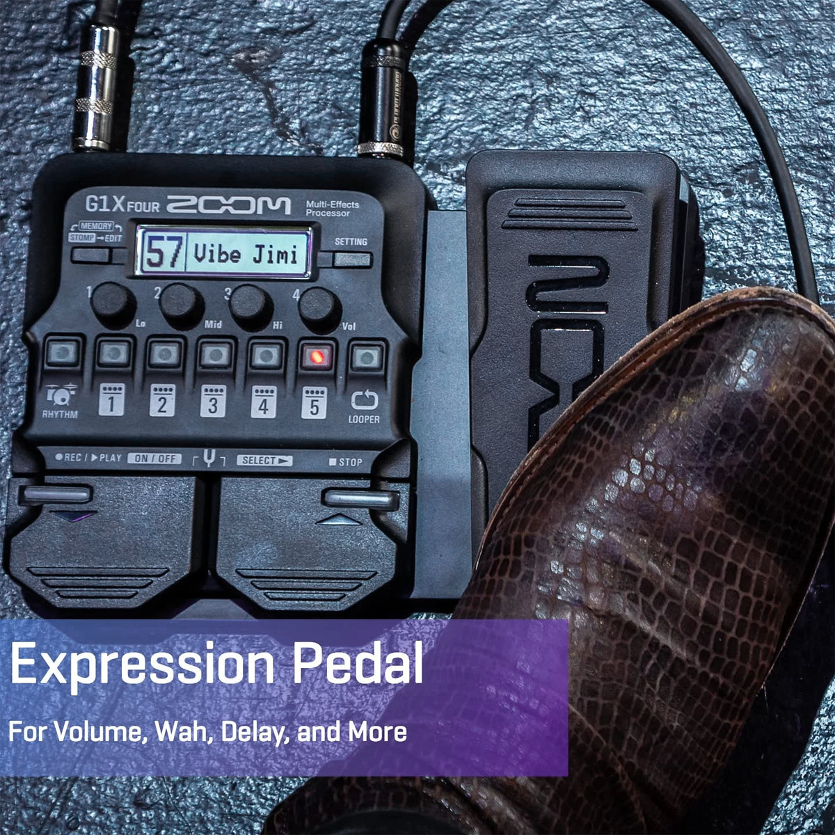 Pedalera multiefecto Zoom - G1x Four