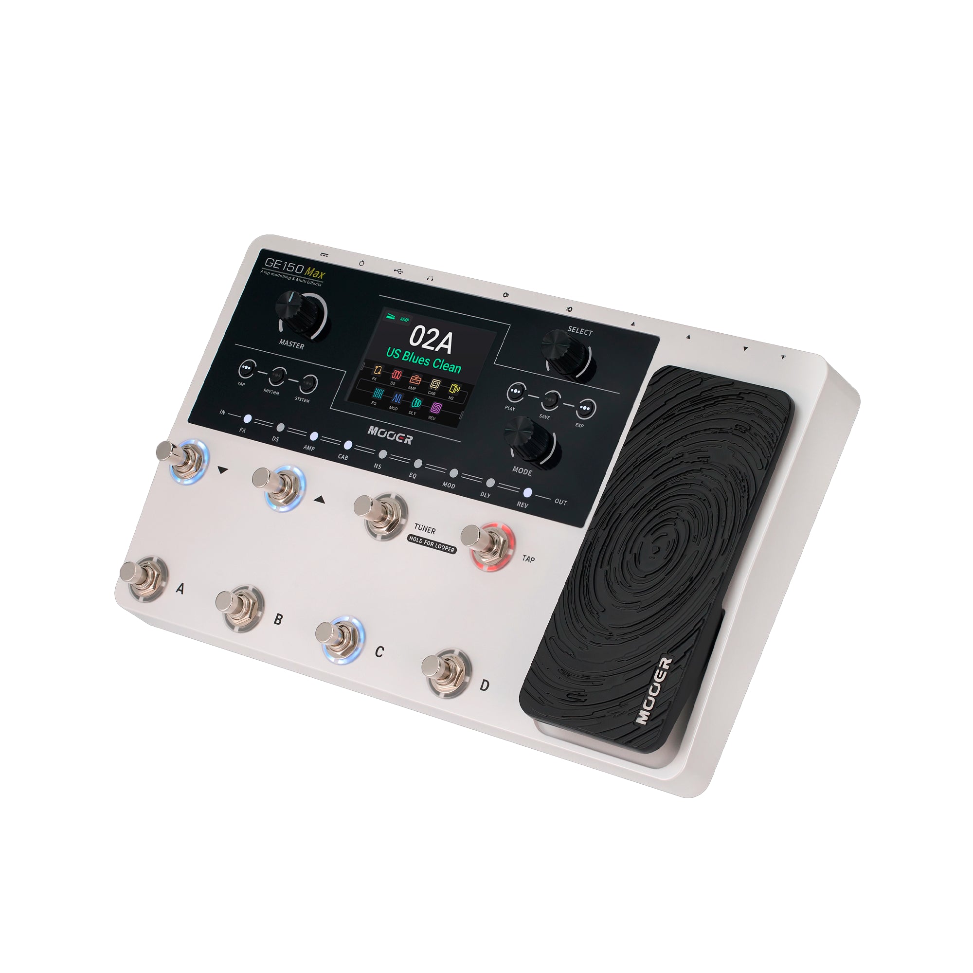 Pedalera Multiefecto con modelados Mooer -  GE150 MAX