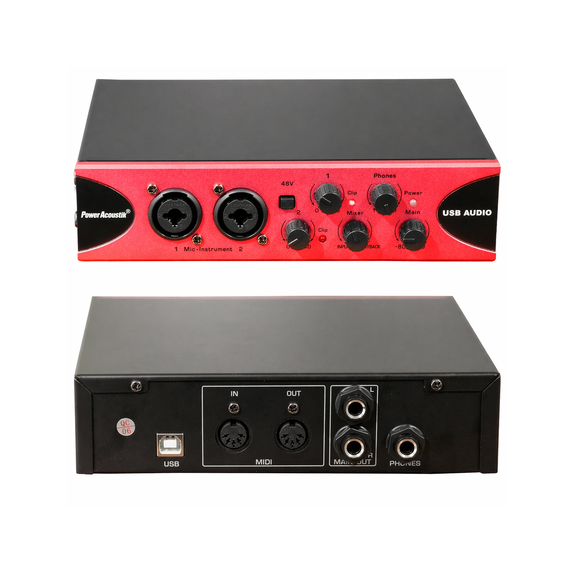Interfaz de audio Audiobox Power Acoustik - MAU-2