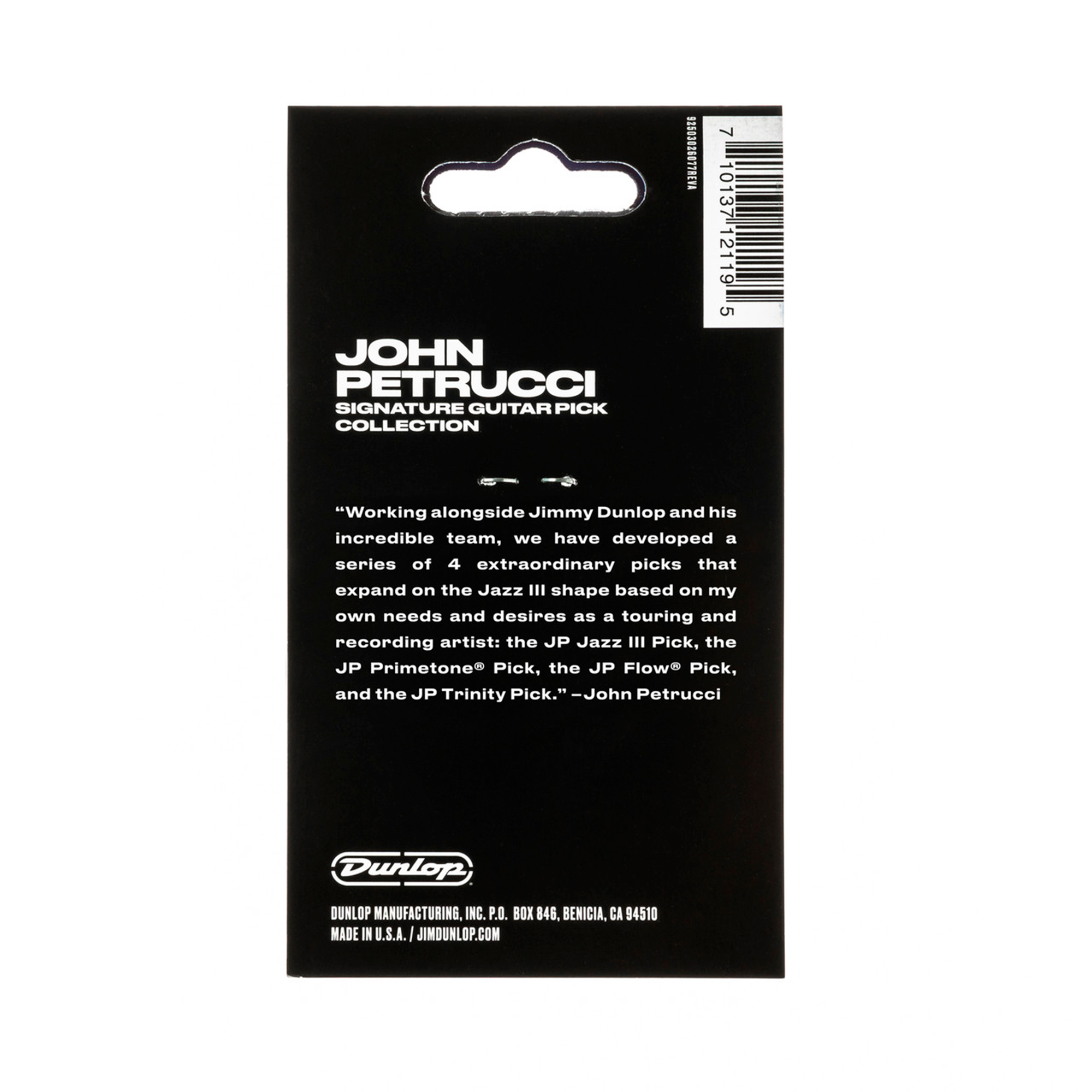 Pack de uñas Dunlop - Jhon Petrucci Signature PVP119