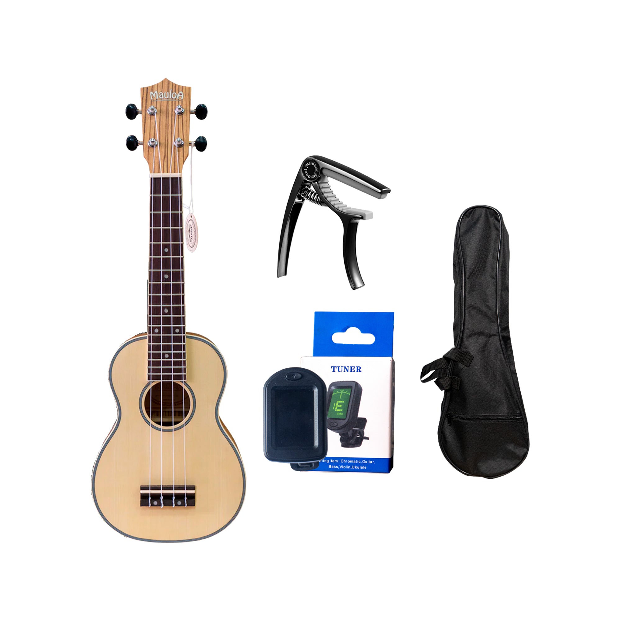 Pack de Ukelele Soprano Mauloa - UKS-2122
