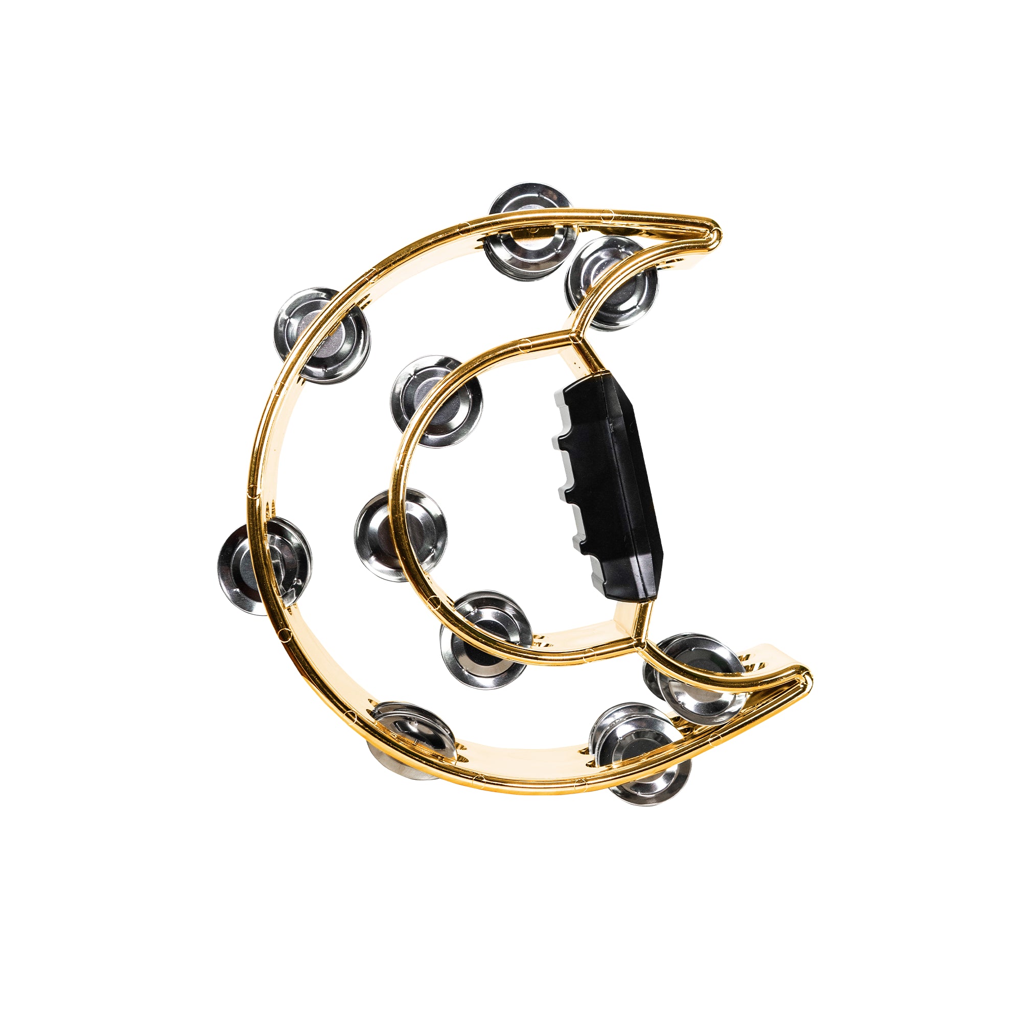 Pandereta media luna galvanizada - PMGB2