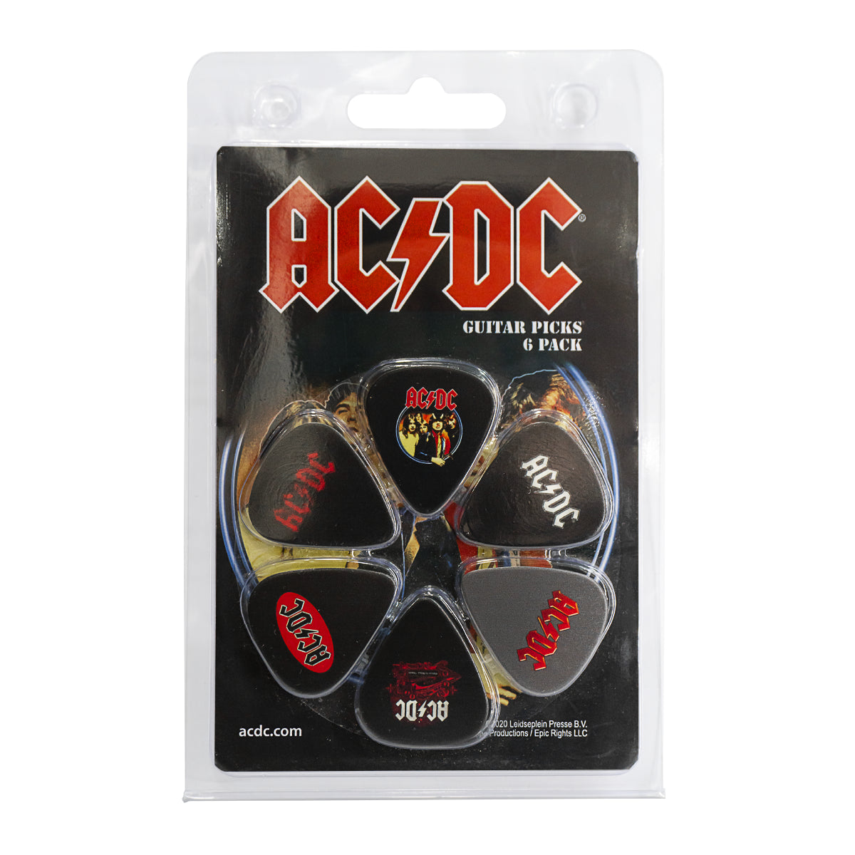 Médiators Guitare KISS - Celluloid, épaisseur 0.81 Mm, Forme Standard 351, Artwork Officiel