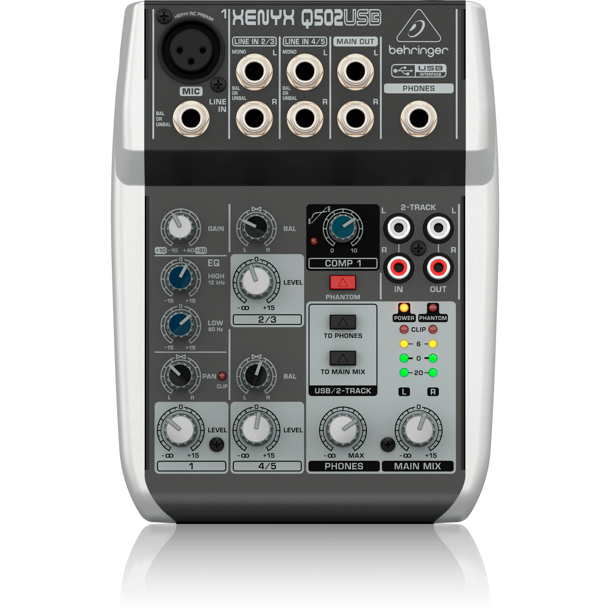 Consola Mezcladora Behringer - XENYX Q502USB