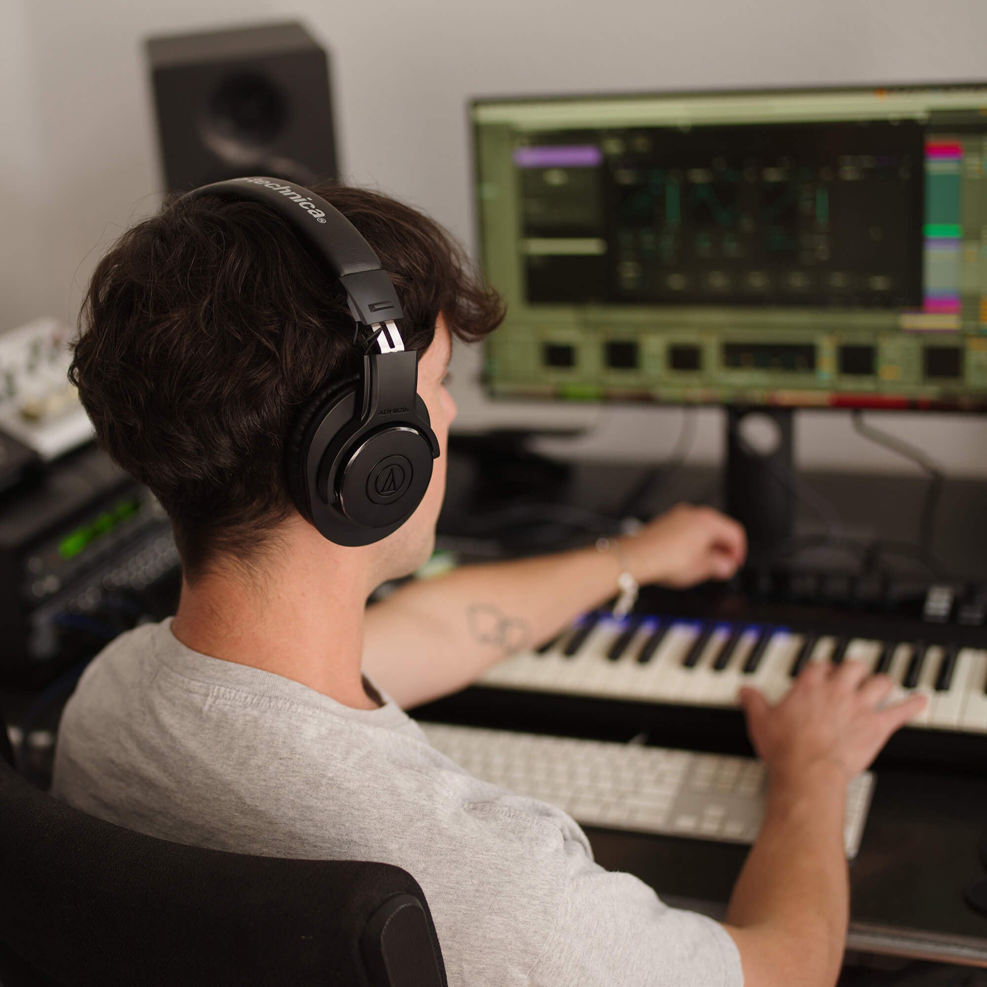 Audio-Technica ATH-M20x – Audífonos profesionales de monitorización