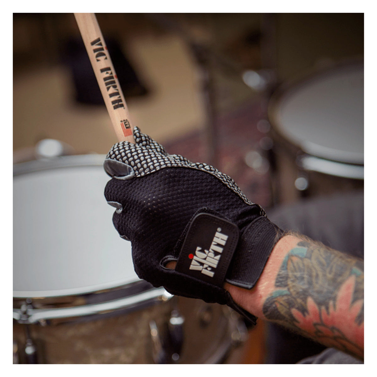 Guantes de baterista Vicfirth - VICGLVM