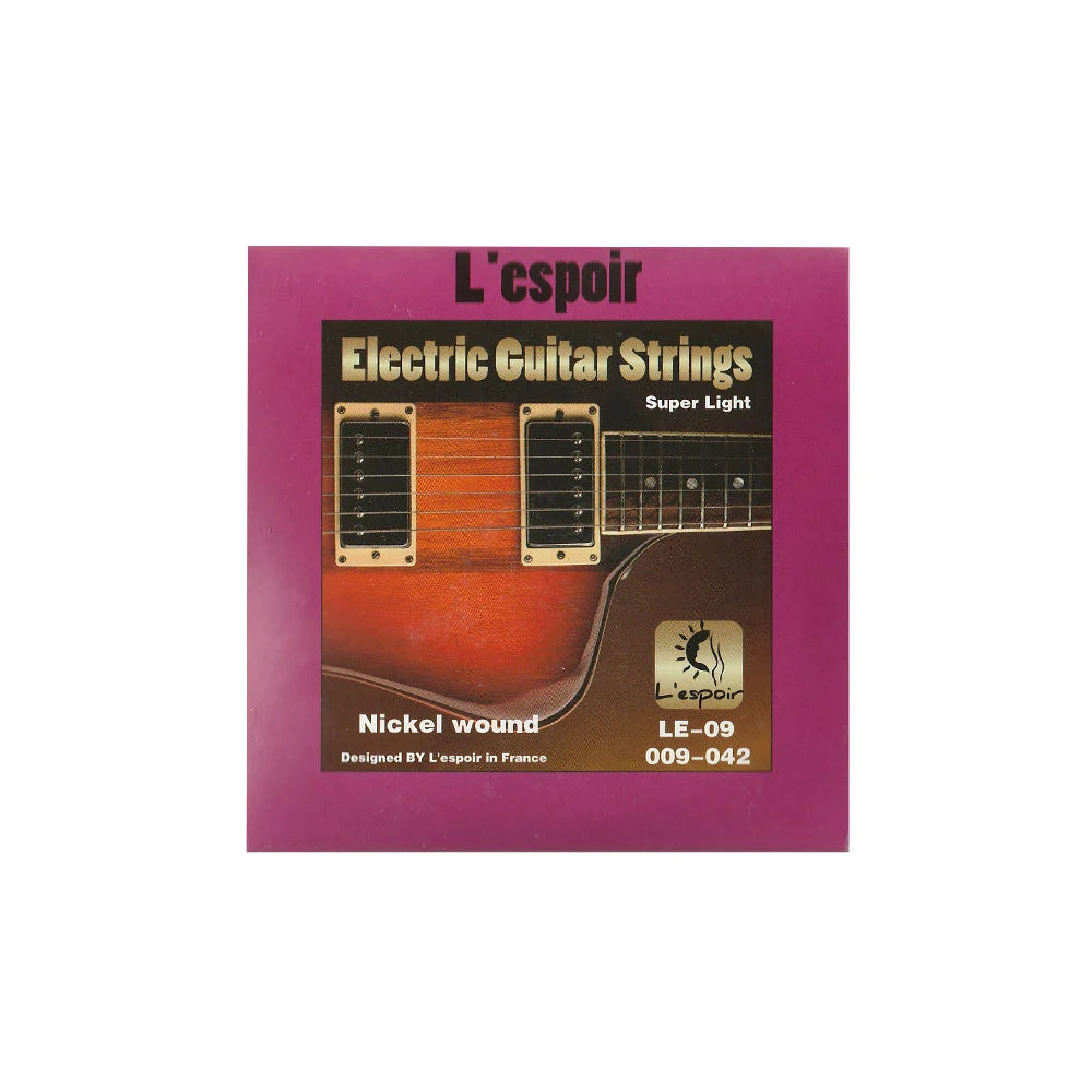 Cuerdas Guitarra Eléctrica 09" L'espoir - LE-09