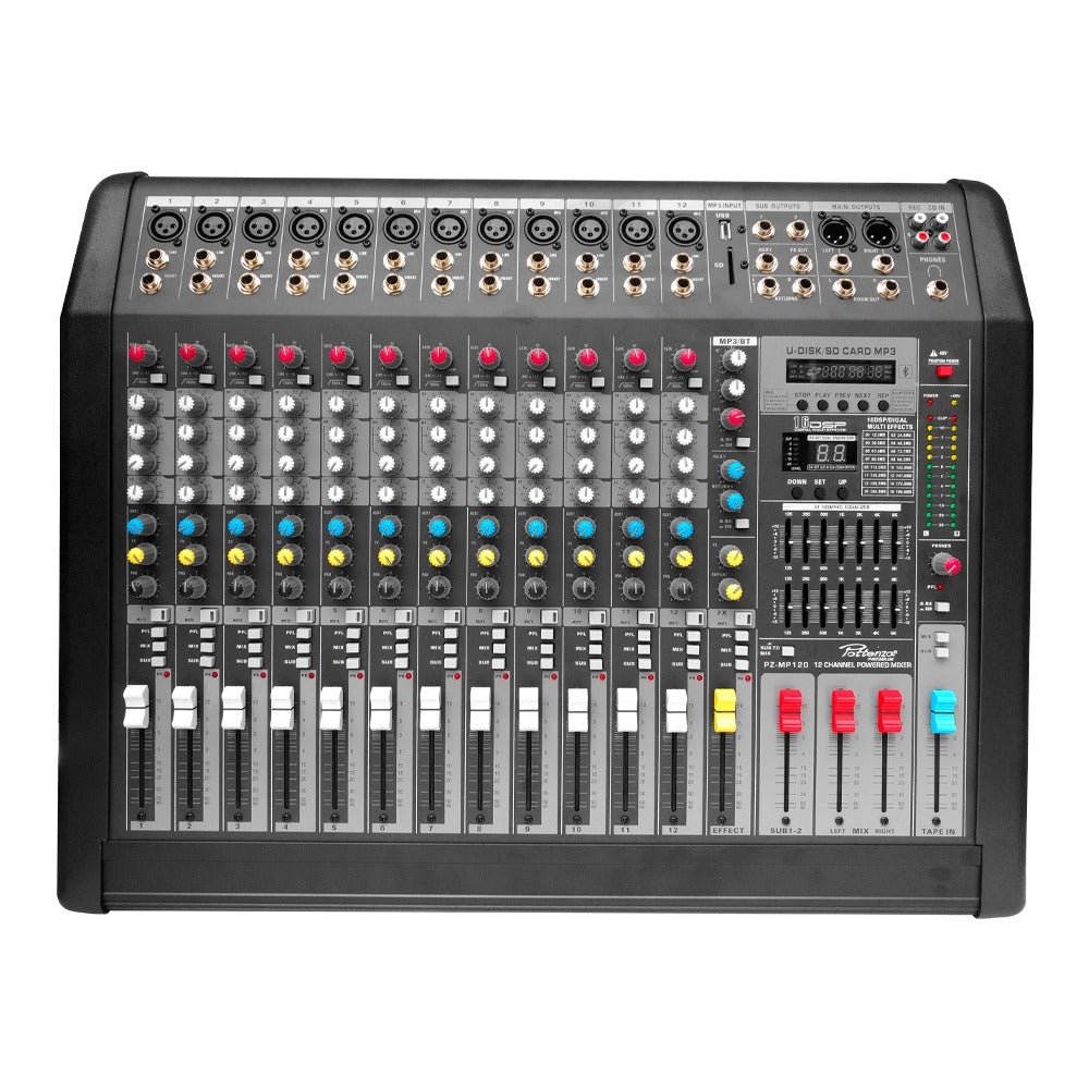 Consola 12 canales 350 watts Pottenza - PZ-MP120