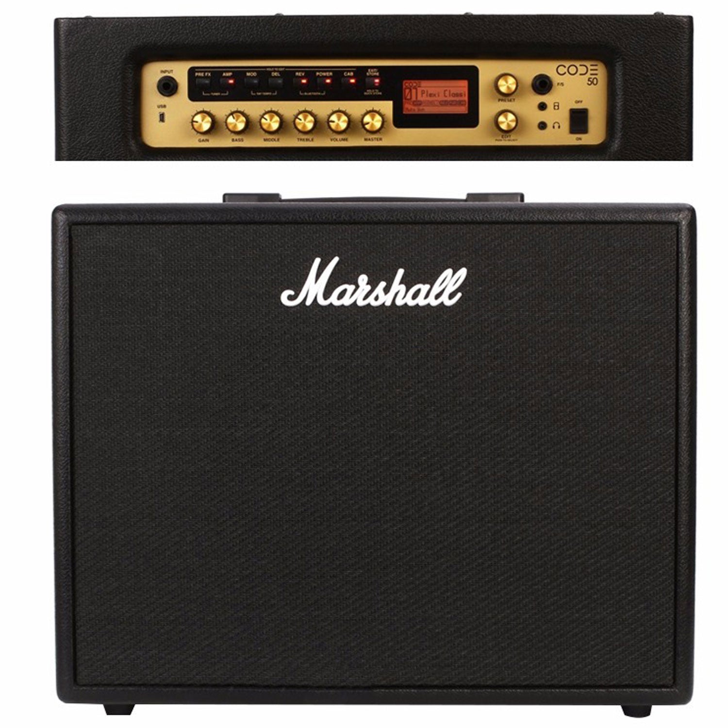 Amplificador Marshall con bluetooth - CODE50-E