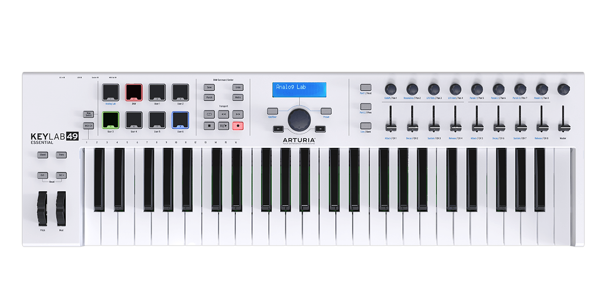 Controlador Midi Arturia - KeyLab Essential 49