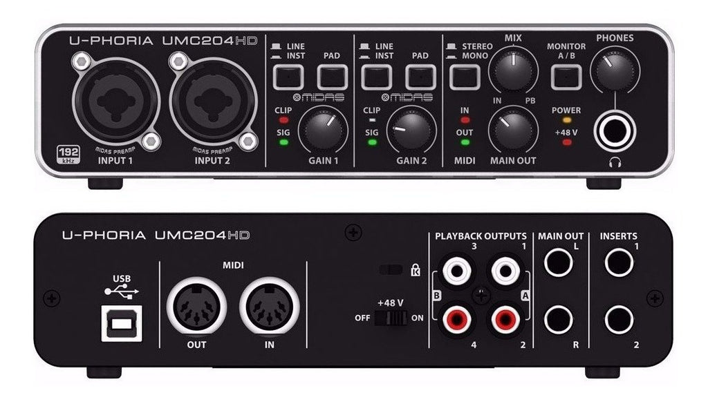 Interfaz de Audio Behringer UMC204HD